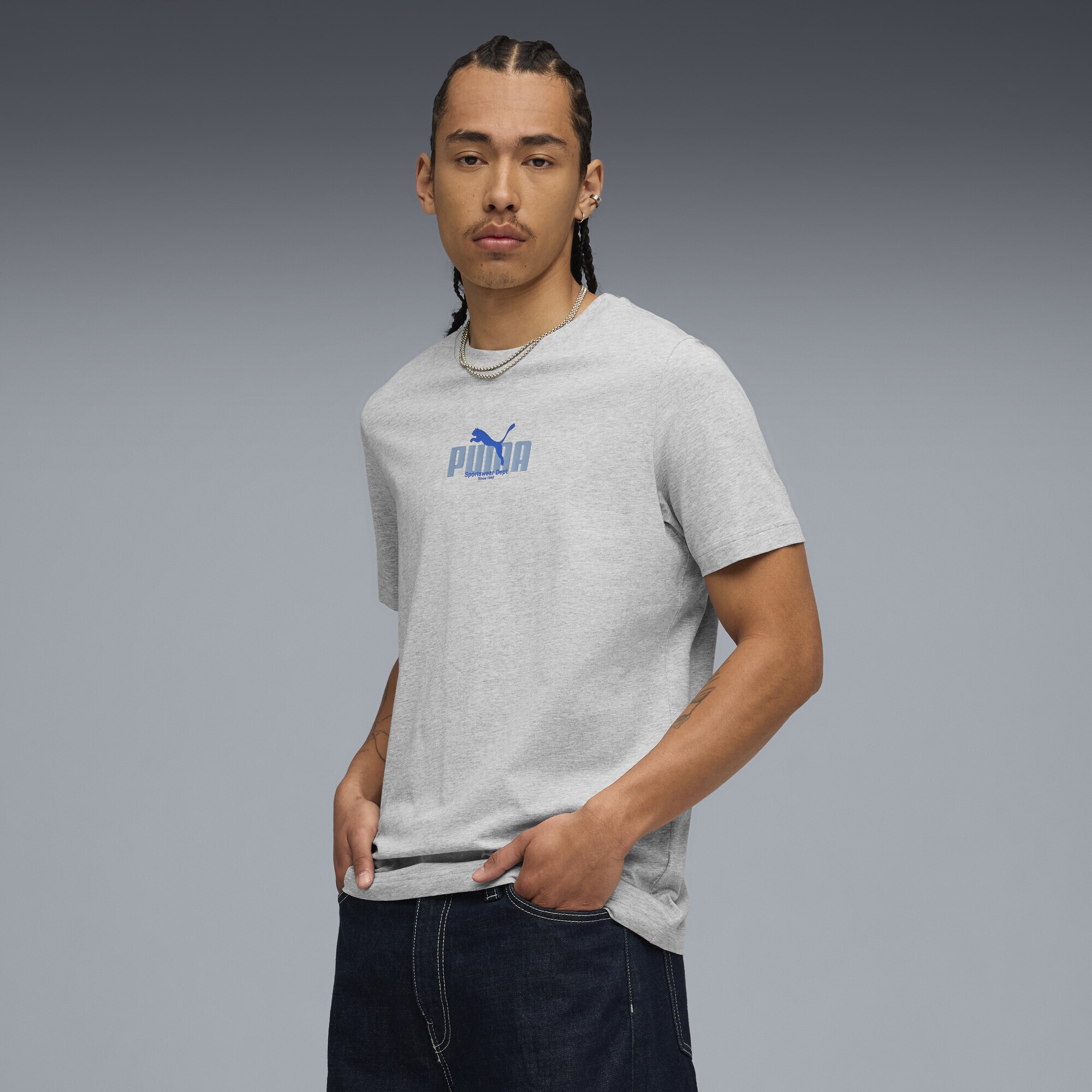 PUMA T-Shirt »Graphic PUMA Wording T-Shirt Herren«