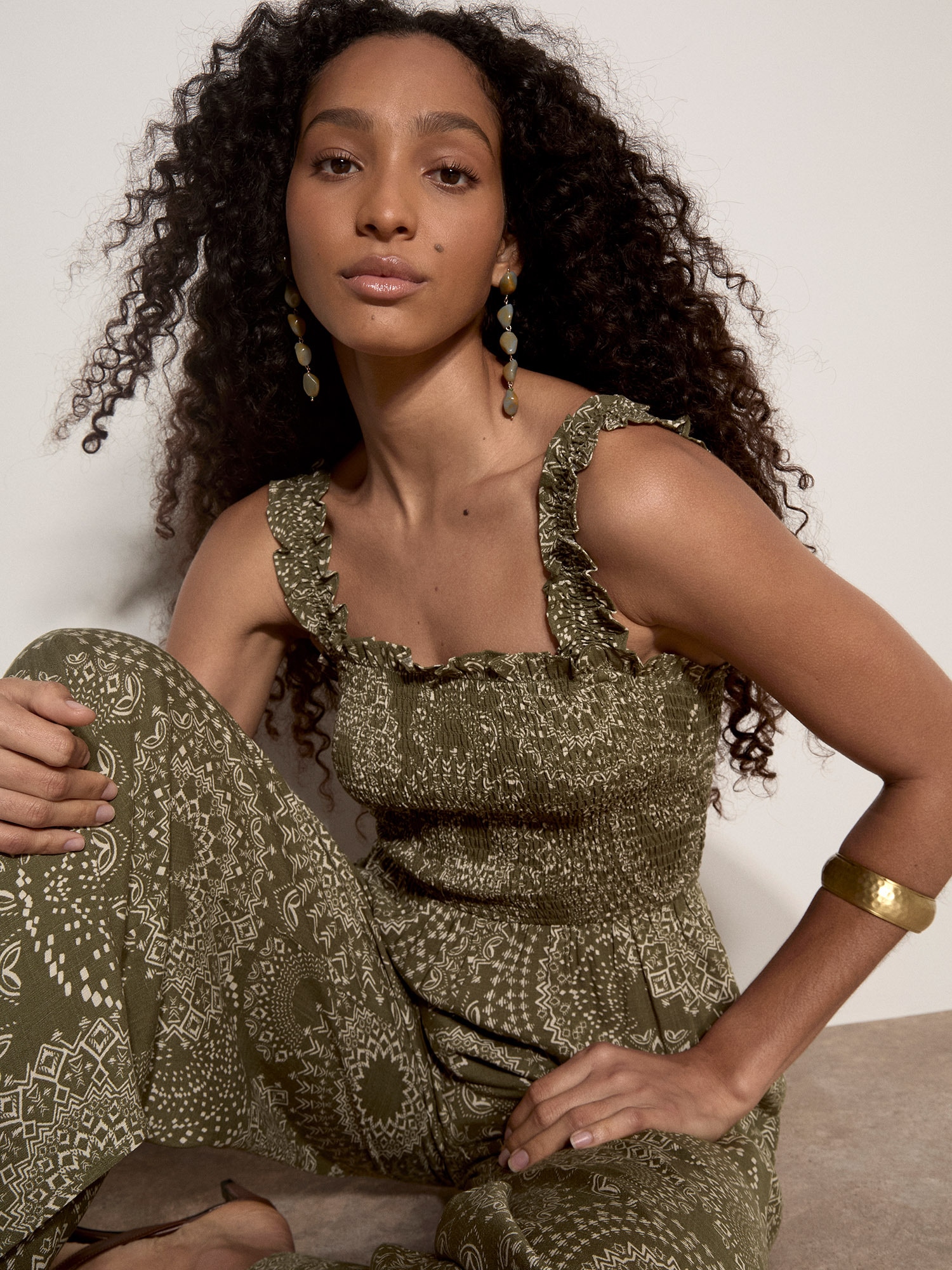 Apricot Jumpsuit »Jumpsuit« mit Smokdetails