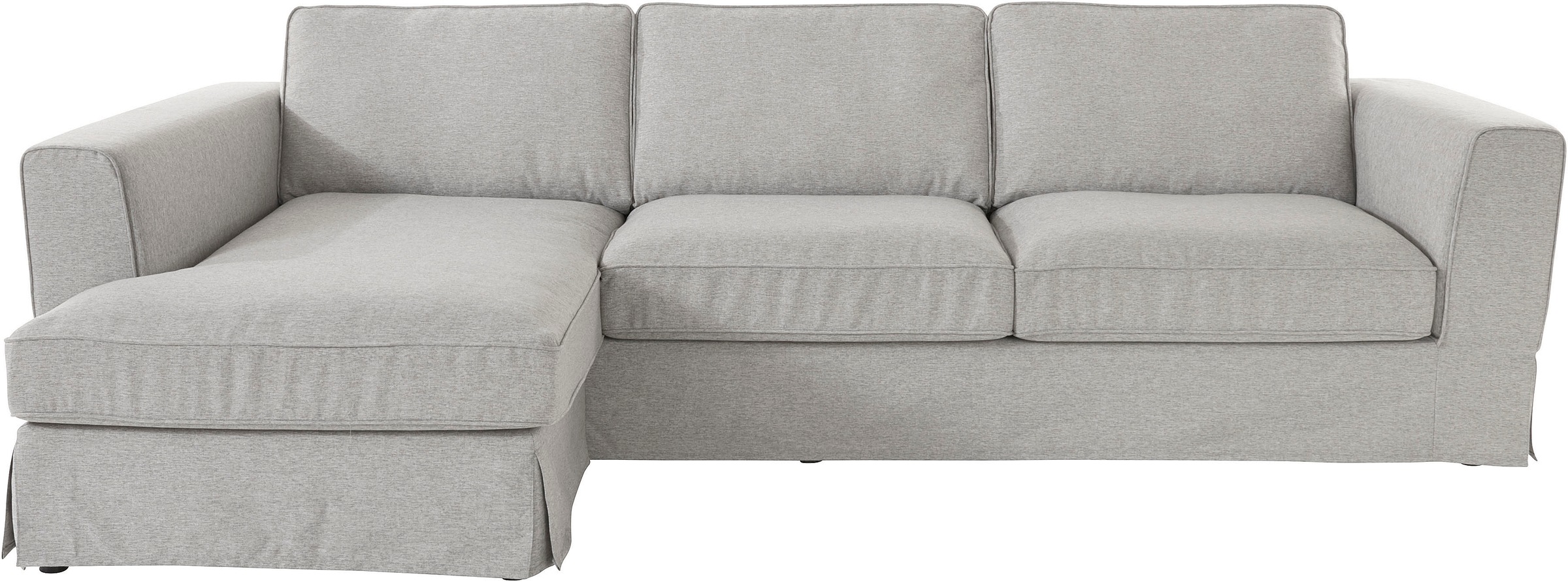OTTO home Ecksofa "Vintage L-Form" 3-Sitzer Polsterecke im Landhausstil, mit abnehmbarer Husse