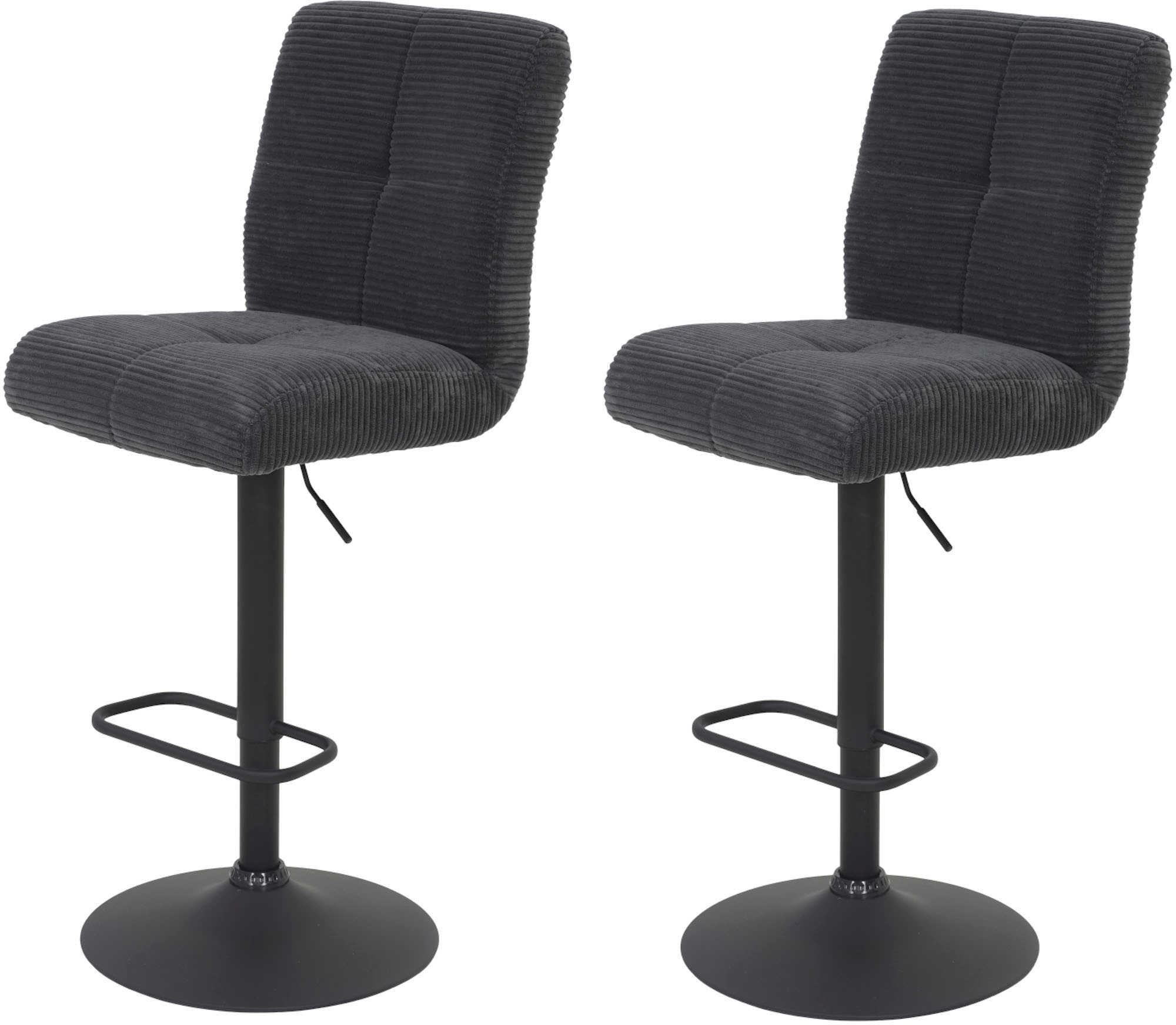 HELA Barhocker »LENI«, (Set, 2 St.), Komfortsitz mit Federkorb