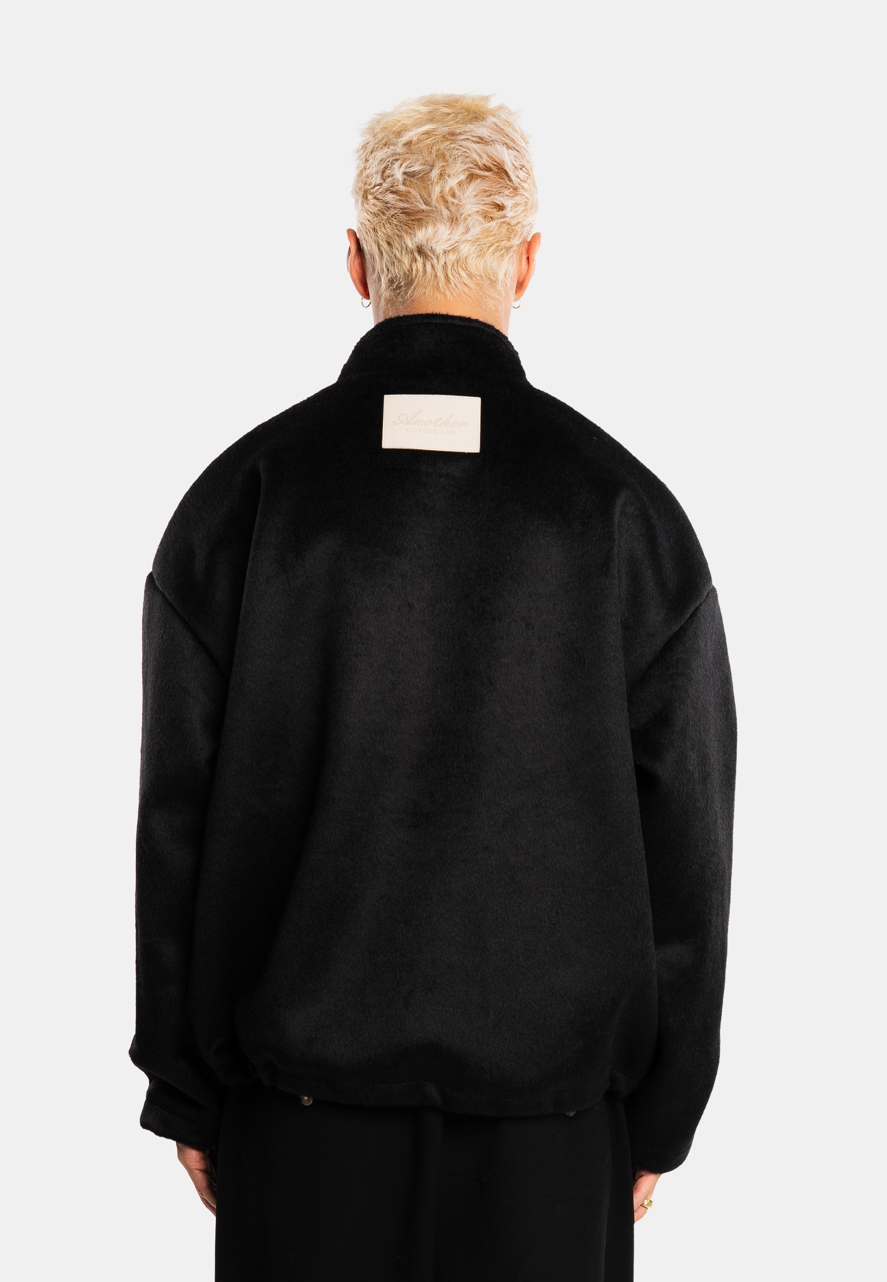 Another Cotton Lab Fleecejacke »Another Cotton Lab Another Premium Fleece Zip Jacket« 1 Stk. tlg. ohne Kapuze