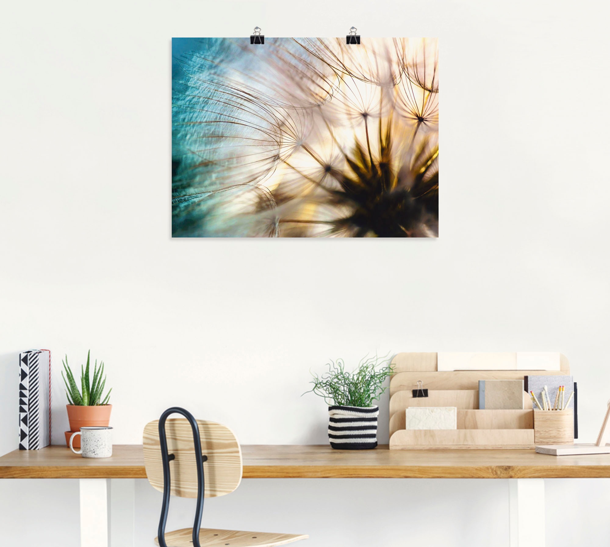Artland Wandbild »Pusteblume Makro abstrakt«, Blumen, (1 St.), als Alubild, Outdoorbild, Leinwandbild, Poster, Wandaufkleber