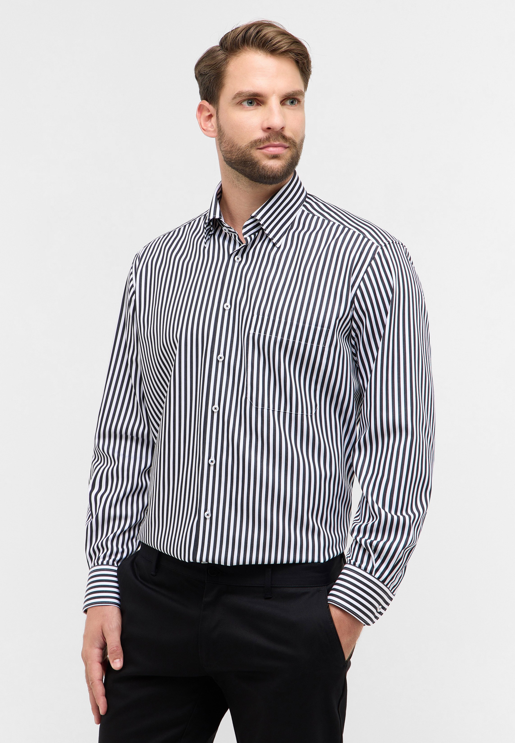 Eterna Langarmhemd "COMFORT FIT" NON IRON (bügelfrei) günstig online kaufen