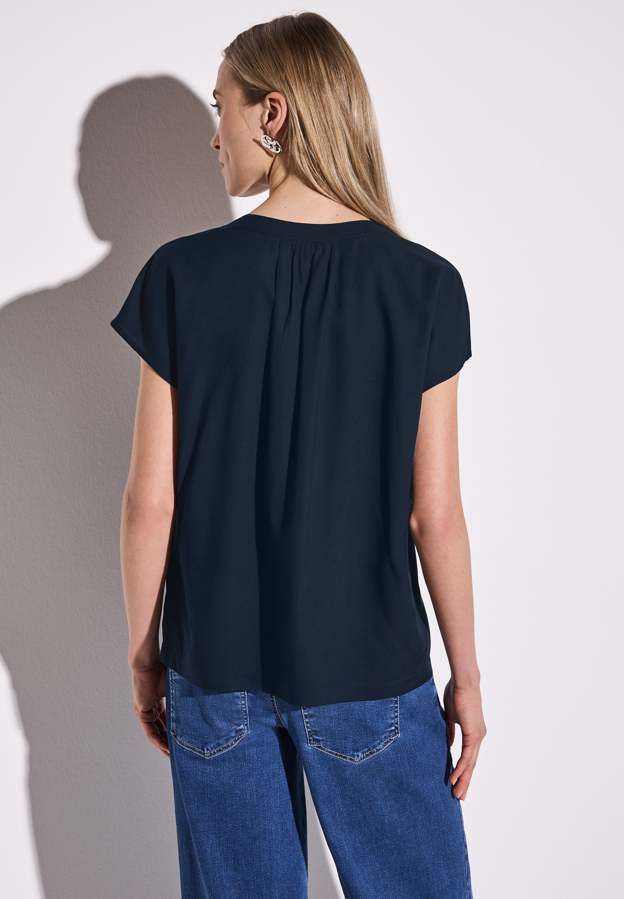 STREET ONE Hemdbluse, aus softer Viskose
