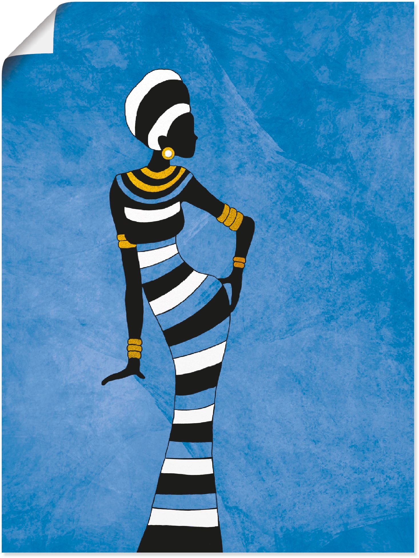 Artland Wandbild »Afrikanische Frau«, Frau, (1 St.), als Alubild, Leinwandbild, Wandaufkleber oder Poster in versch. Größen