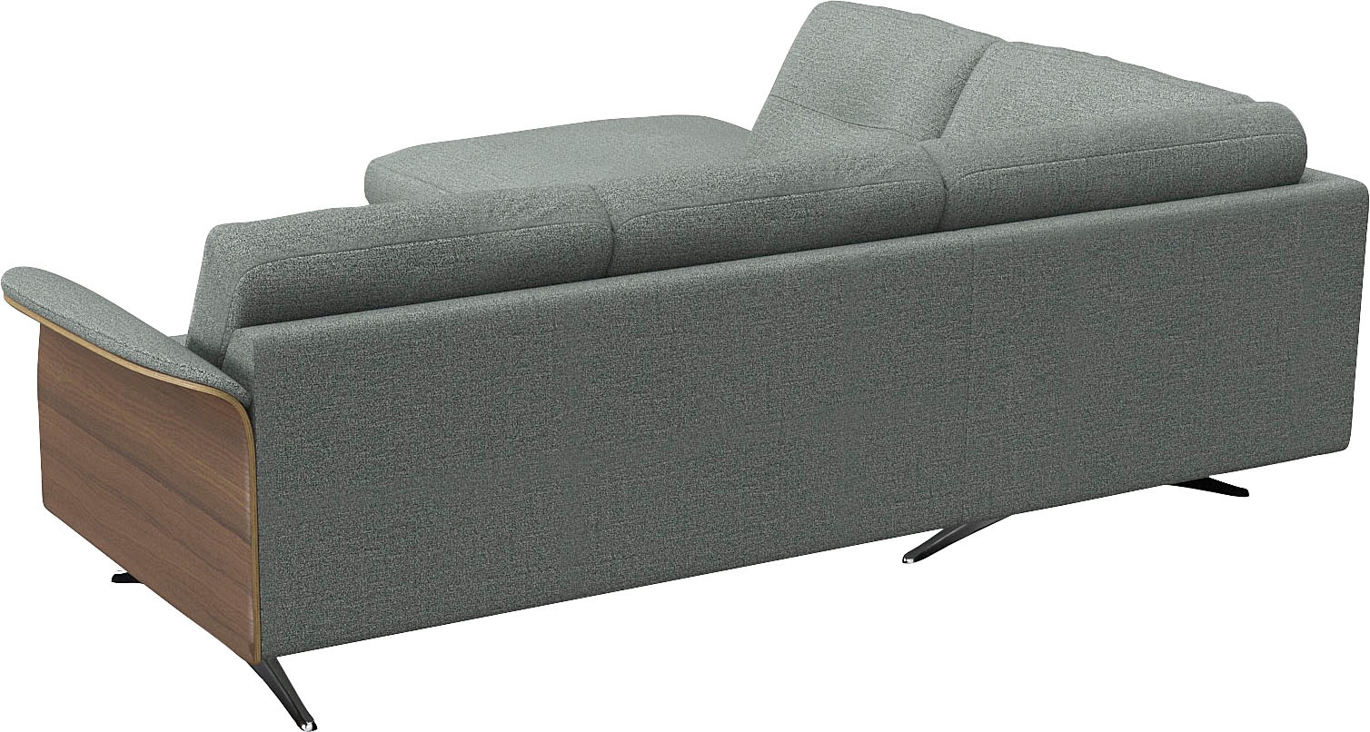 FLEXLUX Ecksofa »Glow, super bequem durch hochwertigem Sitzaufbau mit Federkern, L-Form« Modernes skandinavisches Design