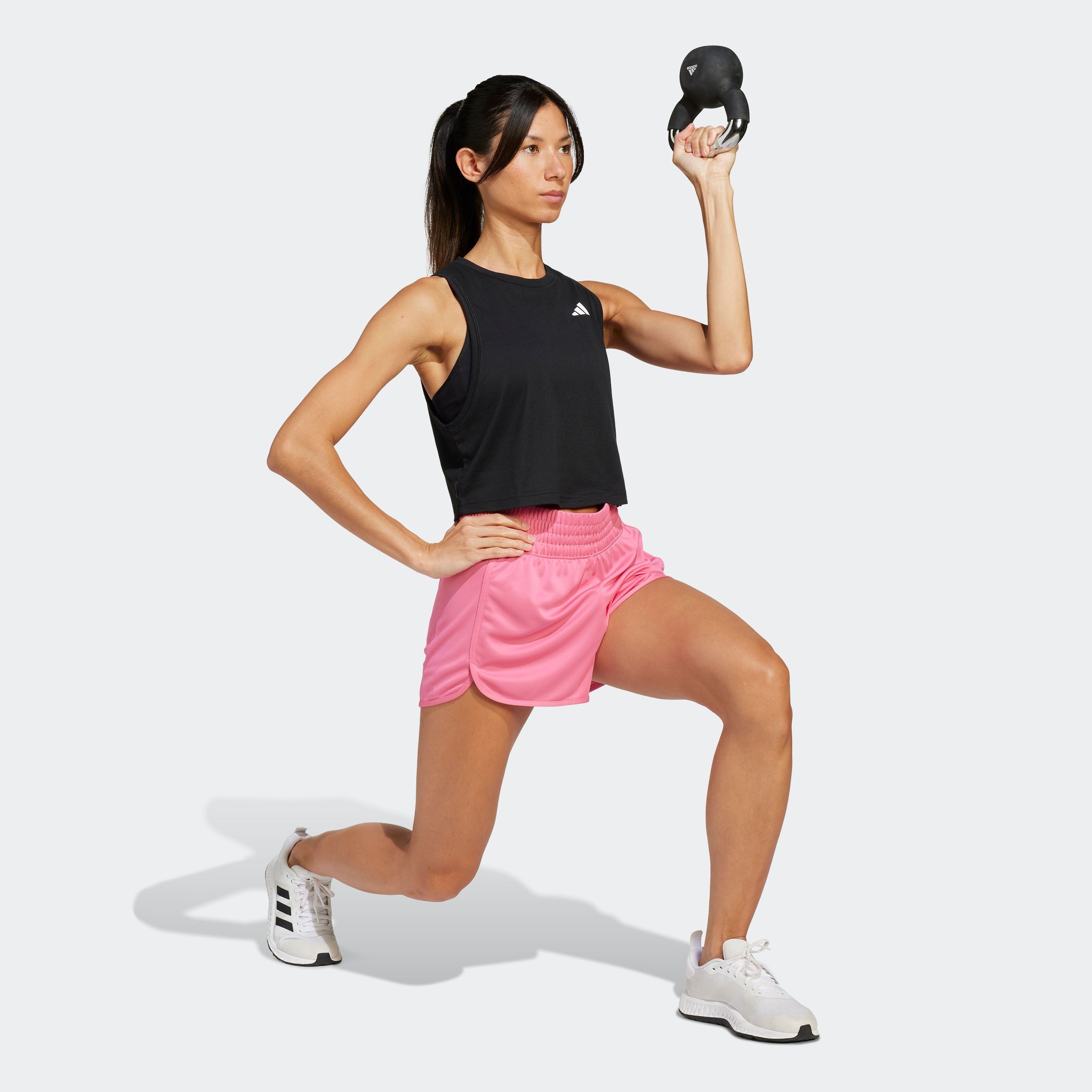 adidas Performance Shorts »PACER KNIT HIGH«, (1 tlg.), Trainingsshorts aus weiches Material, atmungsaktiv