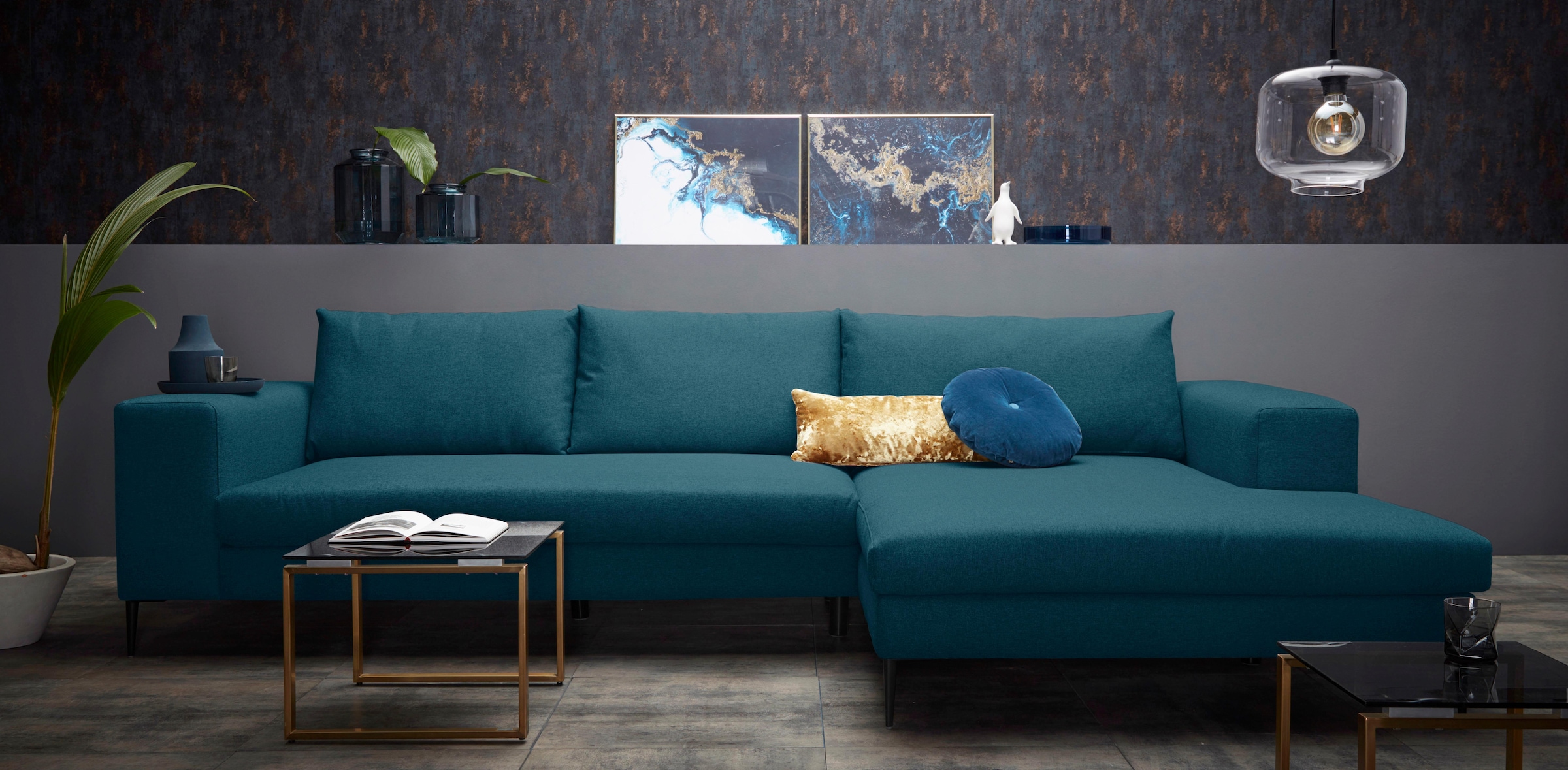 INOSIGN Ecksofa »Aurora, L-Form«, softer, legerer Sitzkomfort