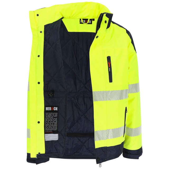 Herock Arbeitsjacke »Hodor HIGH VIZ«, Regenjacke, atmungsaktiv, winddicht, viele  Reissverschlusstaschen online kaufen | BAUR