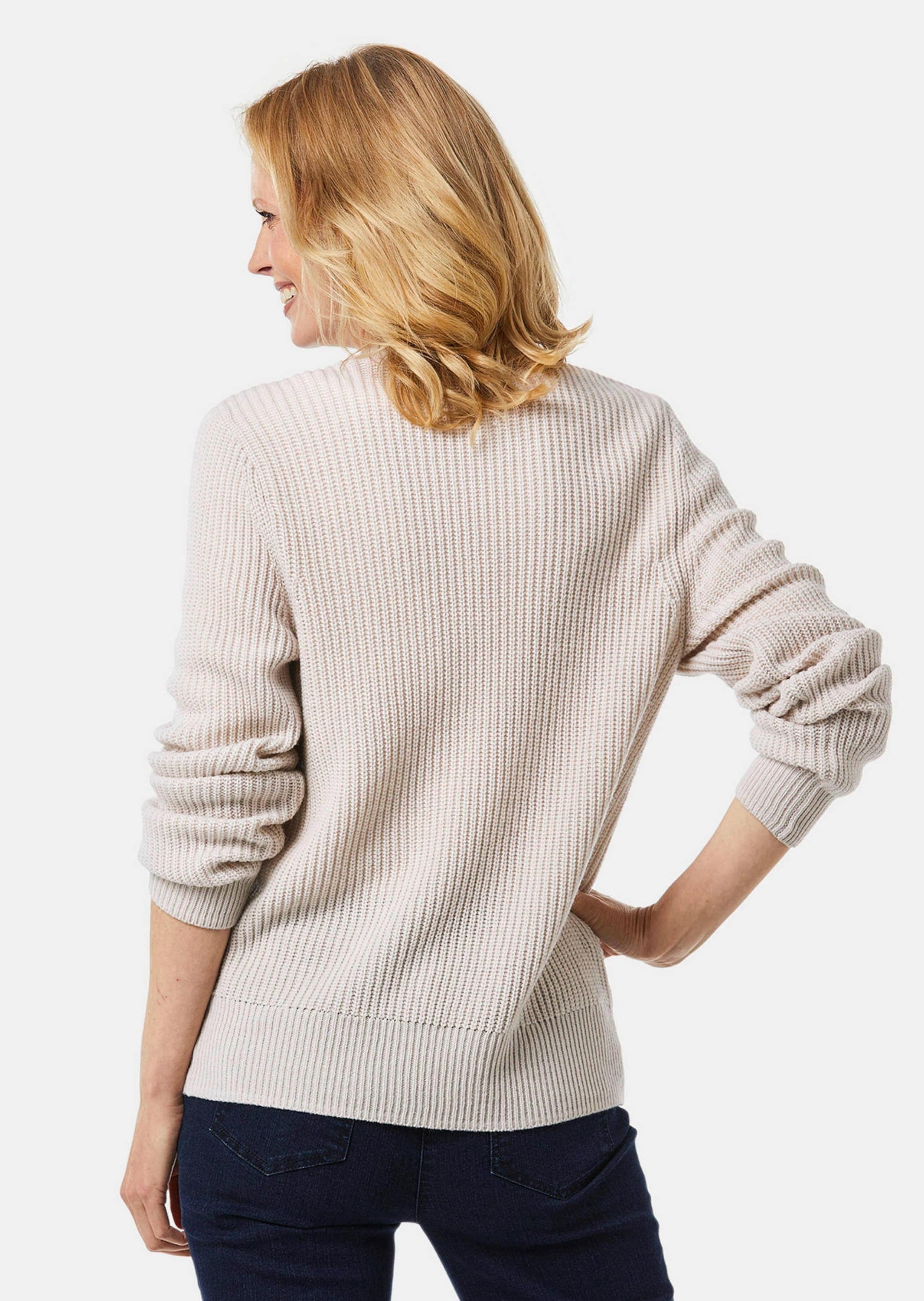 GOLDNER Strickjacke »Strickjacke Pflegeleichte Strickjacke in hochwertiger Rippenstruktur«
