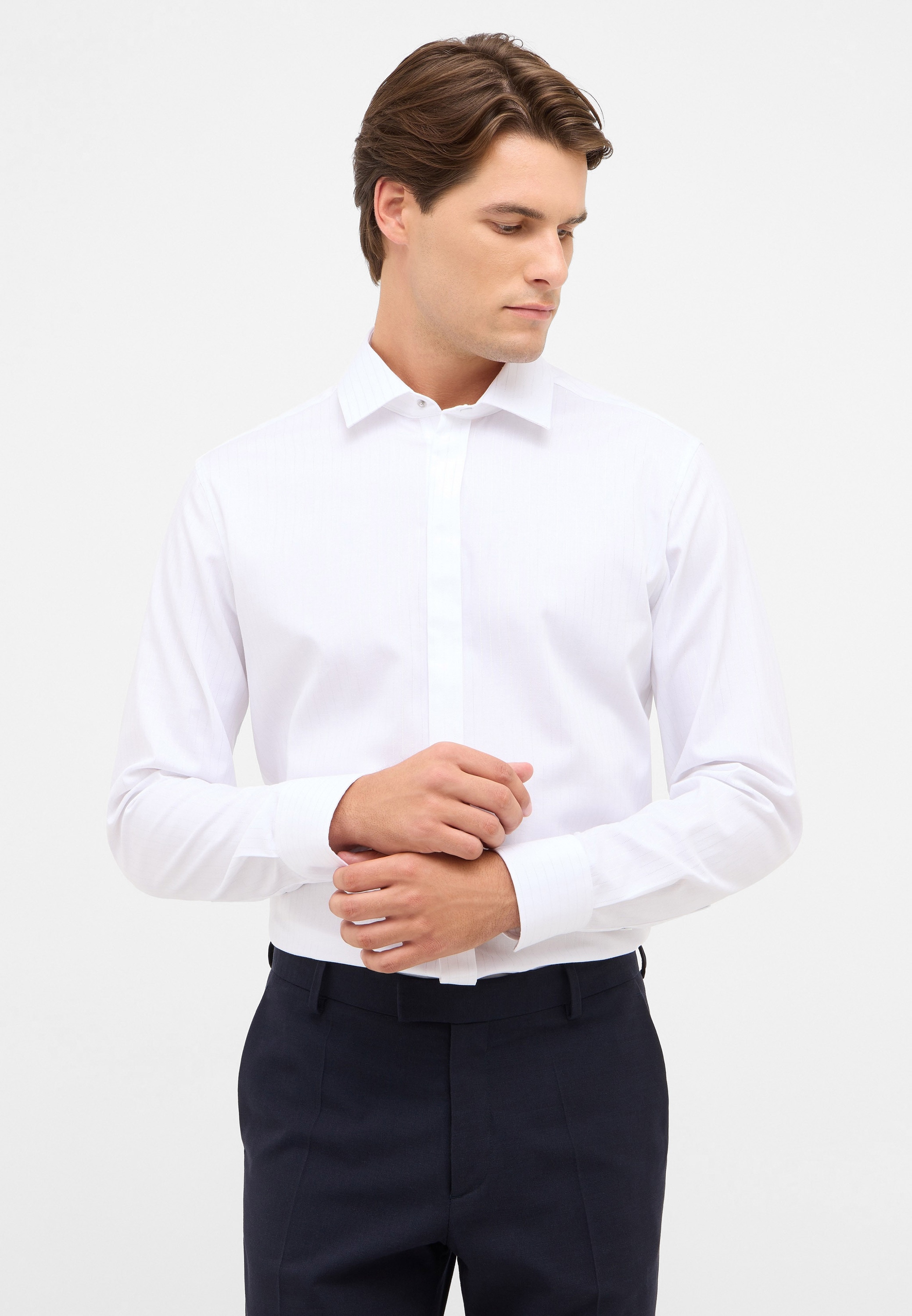 Eterna Langarmhemd "SLIM FIT", EASY IRON (bügelleicht) günstig online kaufen