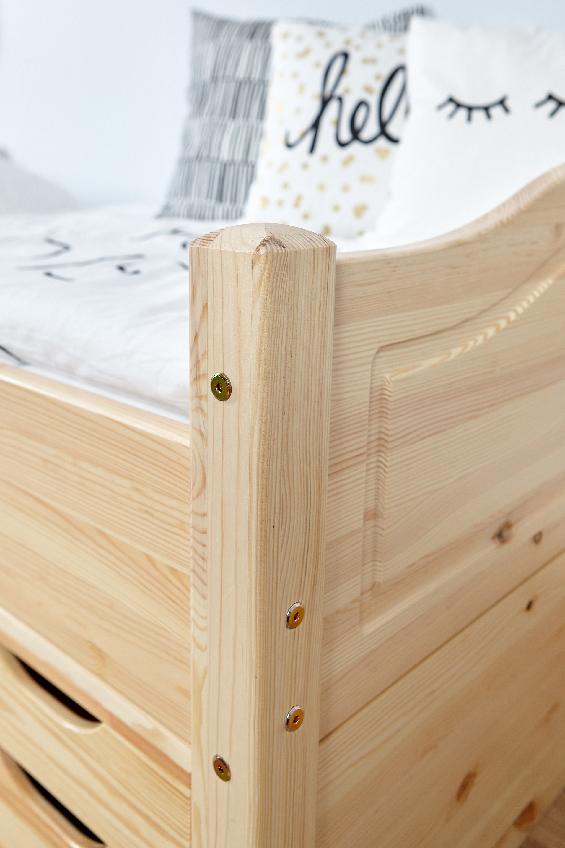 Ticaa Jugendbett »Leni«, Einzelbett, inkl. Zusatzbett und Rollrost