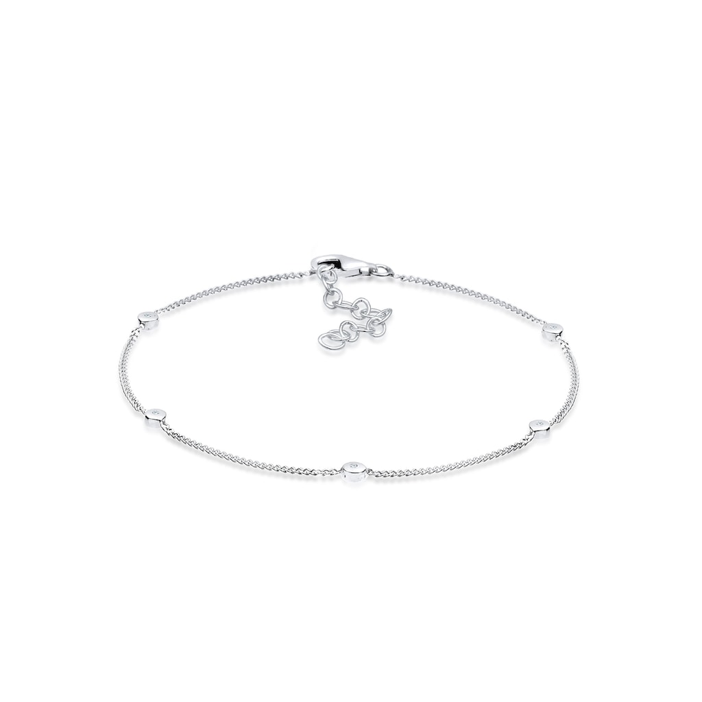 Elli DIAMONDS Armband »Elegant Klassisch Diamant (0.025 ct.) 925 Silber«