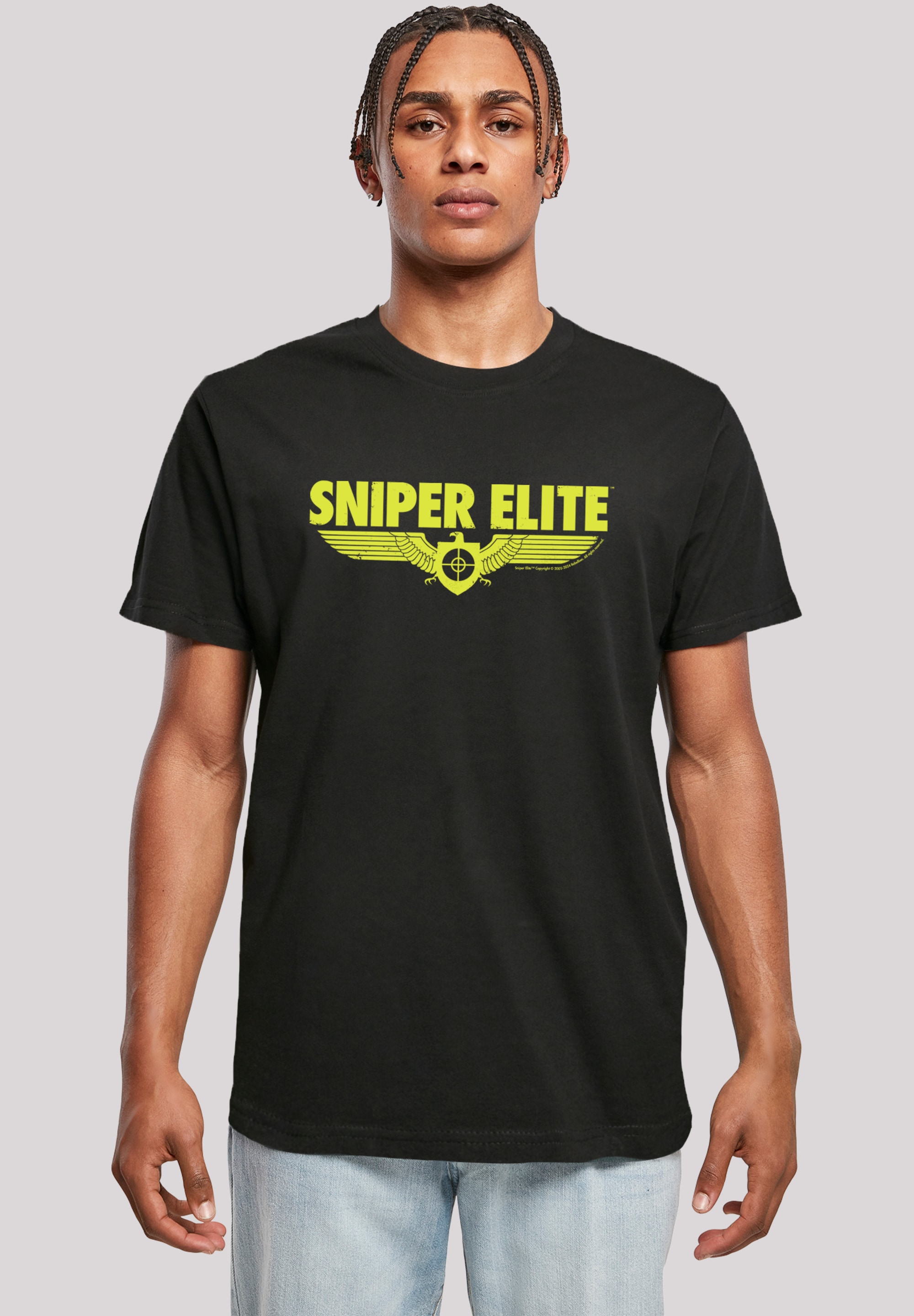 F4NT4STIC T-Shirt "Sniper Elite Yellow Logo", Premium Qualität günstig online kaufen