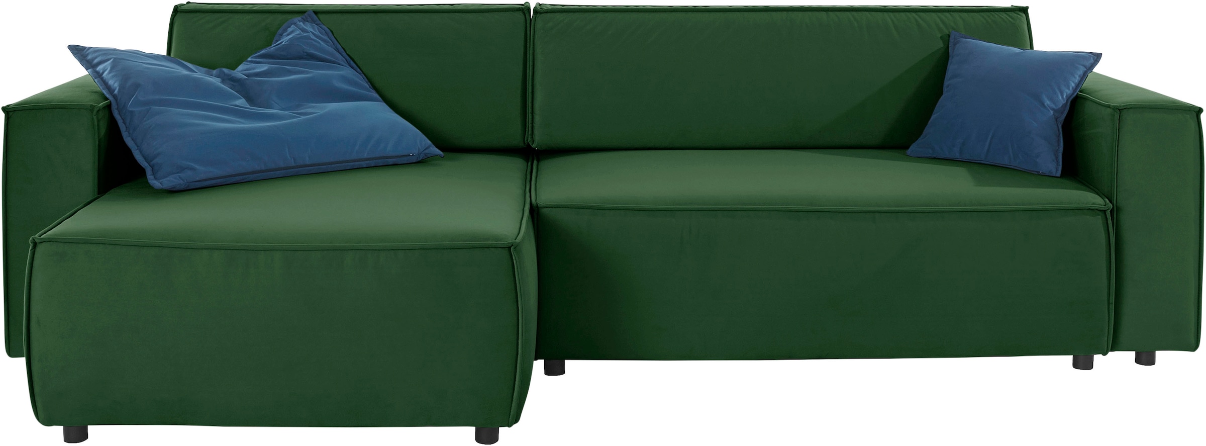 INOSIGN Ecksofa »Marva L-Form«, incl. Bettfunktion und Bettkasten, Federkern