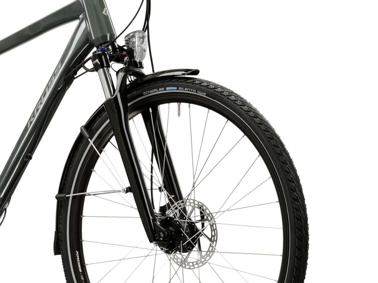 Kross Crossrad »Trans 8.0 grau 27 Gänge« 27 Gang Shimano ALIVIO T4000 Schaltwerk Kettenschaltung