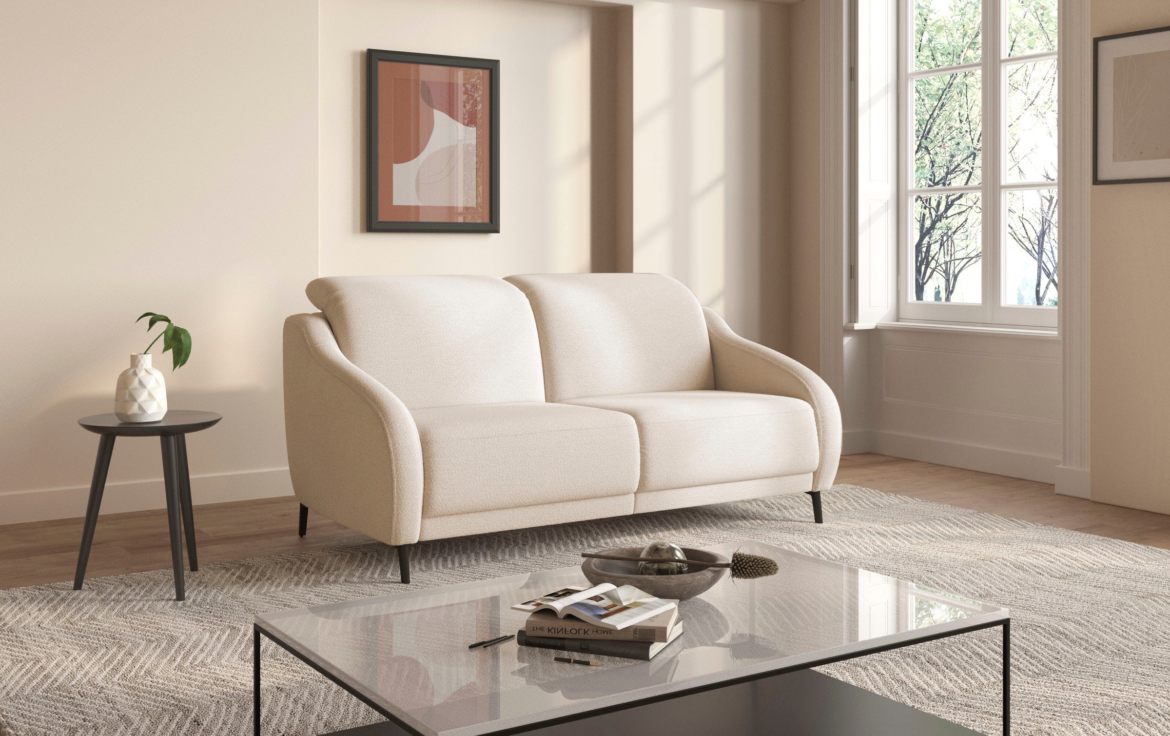 sit&more 2,5-Sitzer »Blues«, wahlweise mit Klapptisch und USB