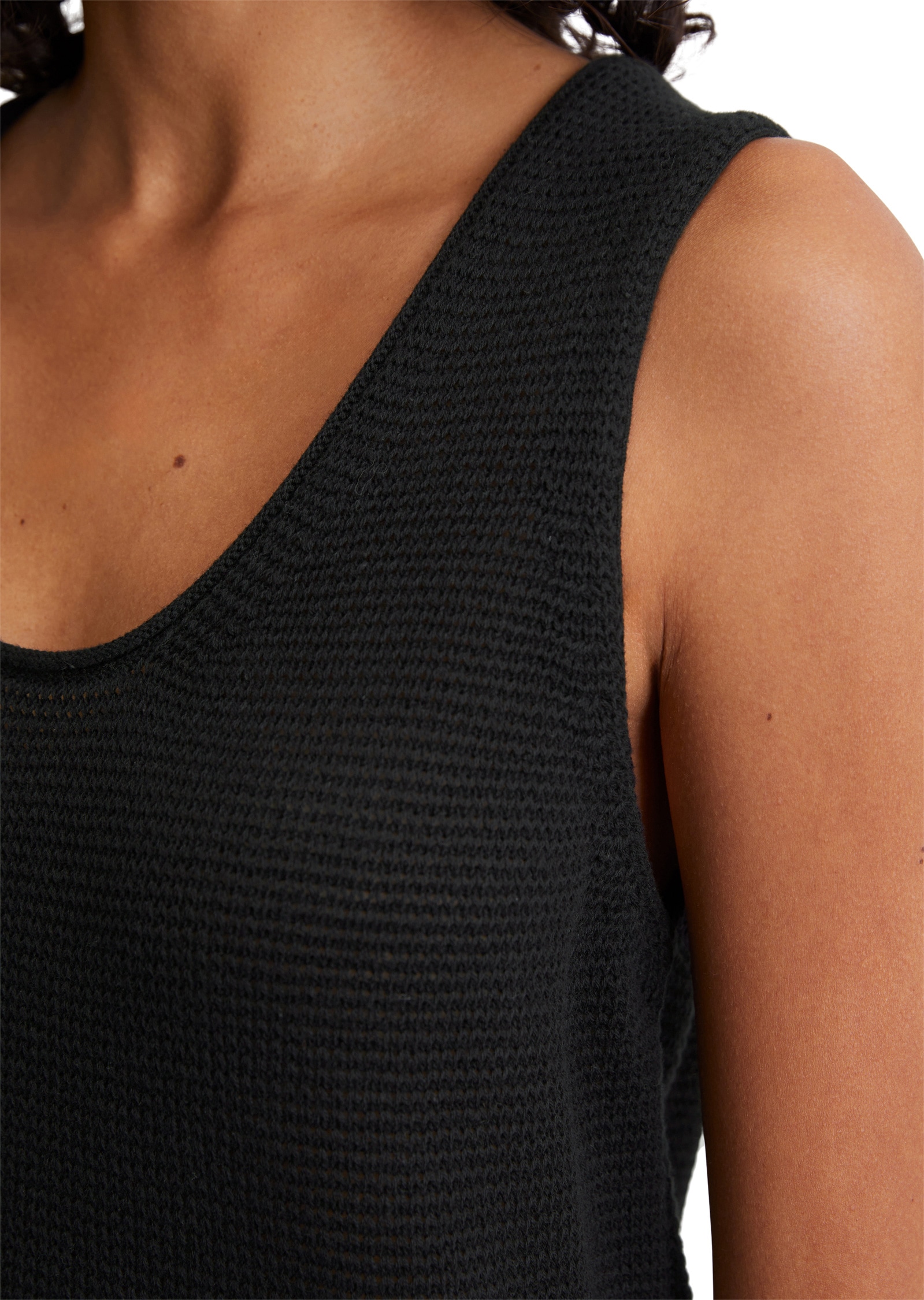 Marc O'Polo V-Ausschnitt-Pullover »aus Heavy-Weight-Organic-Cotton«