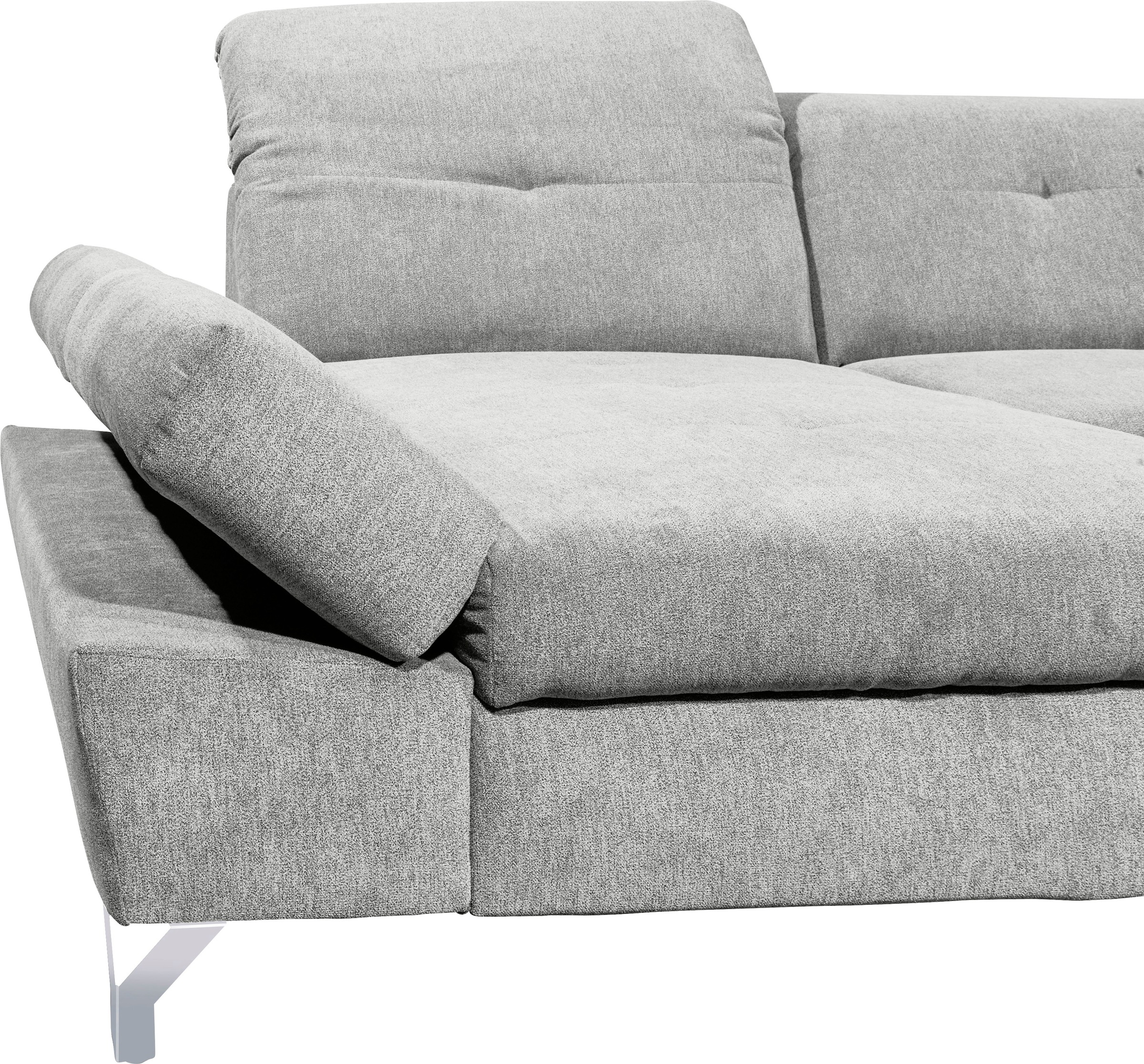 ED EXCITING DESIGN Wohnlandschaft »Melfi U-Form«, mit Bettfunktion, Bettkasten, Nierenkissen, frei im Raum stellbar