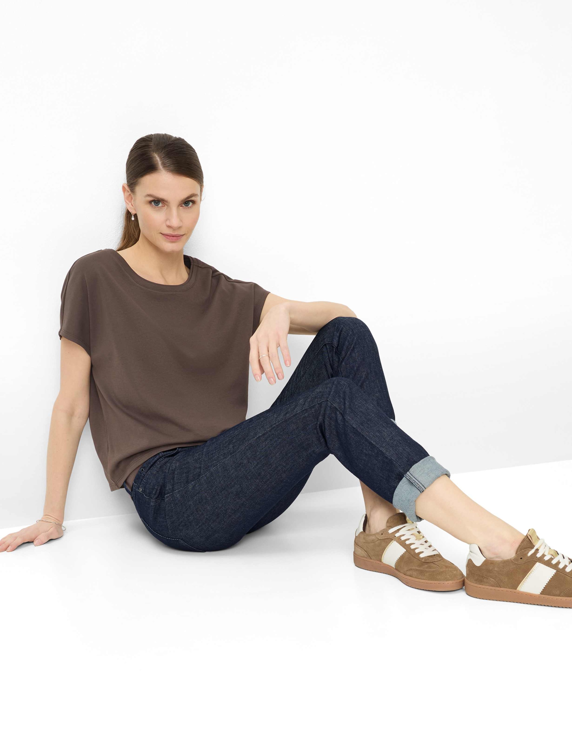 5-Pocket-Jeans BRAX "Style MARY", Damen, Gr. 40, Normalgrößen, dunkelblau, Denim/Jeans, 99% Baumwolle, 1% Elasthan, Jeans 5-Pocket-Jeans 3