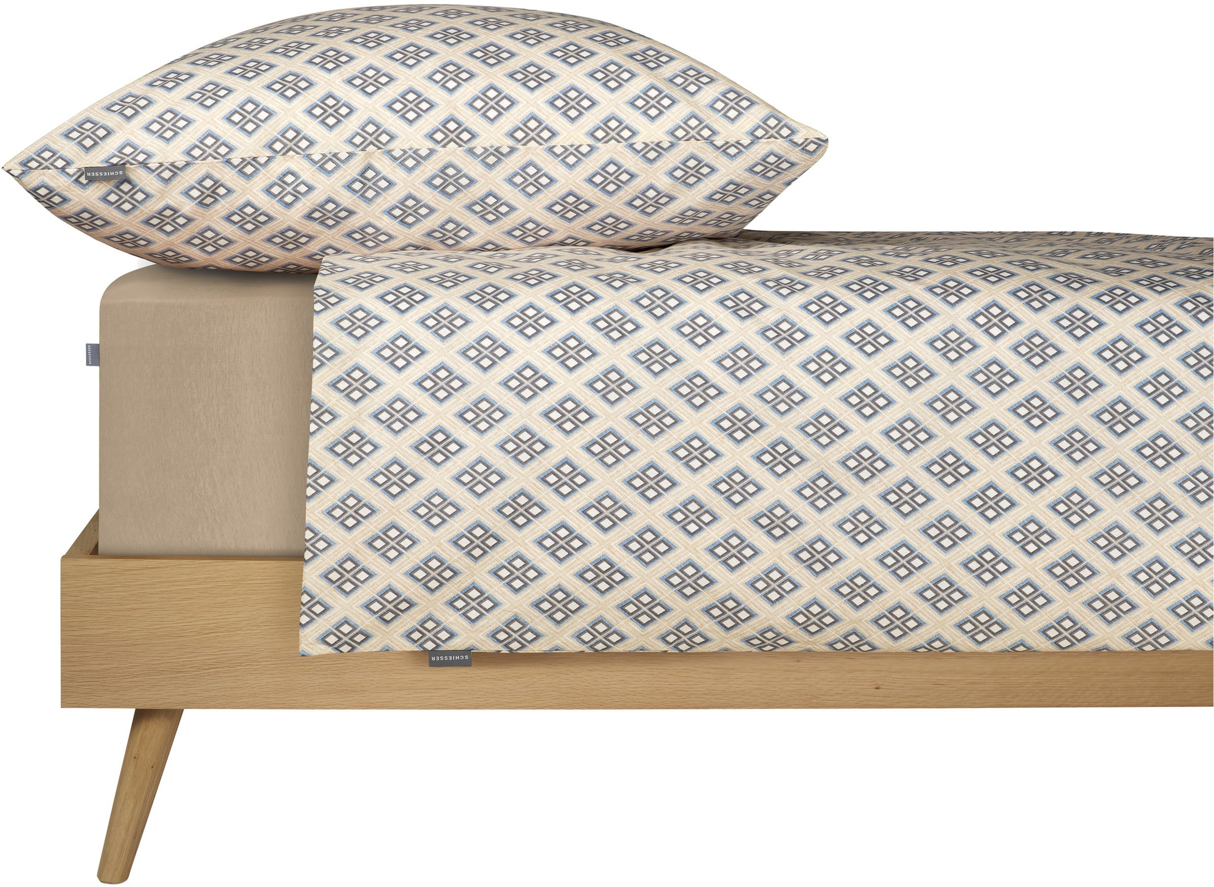 Schiesser Bettwäsche "Yosa aus weicher Baumwolle mit schlichtem Minimaldess günstig online kaufen