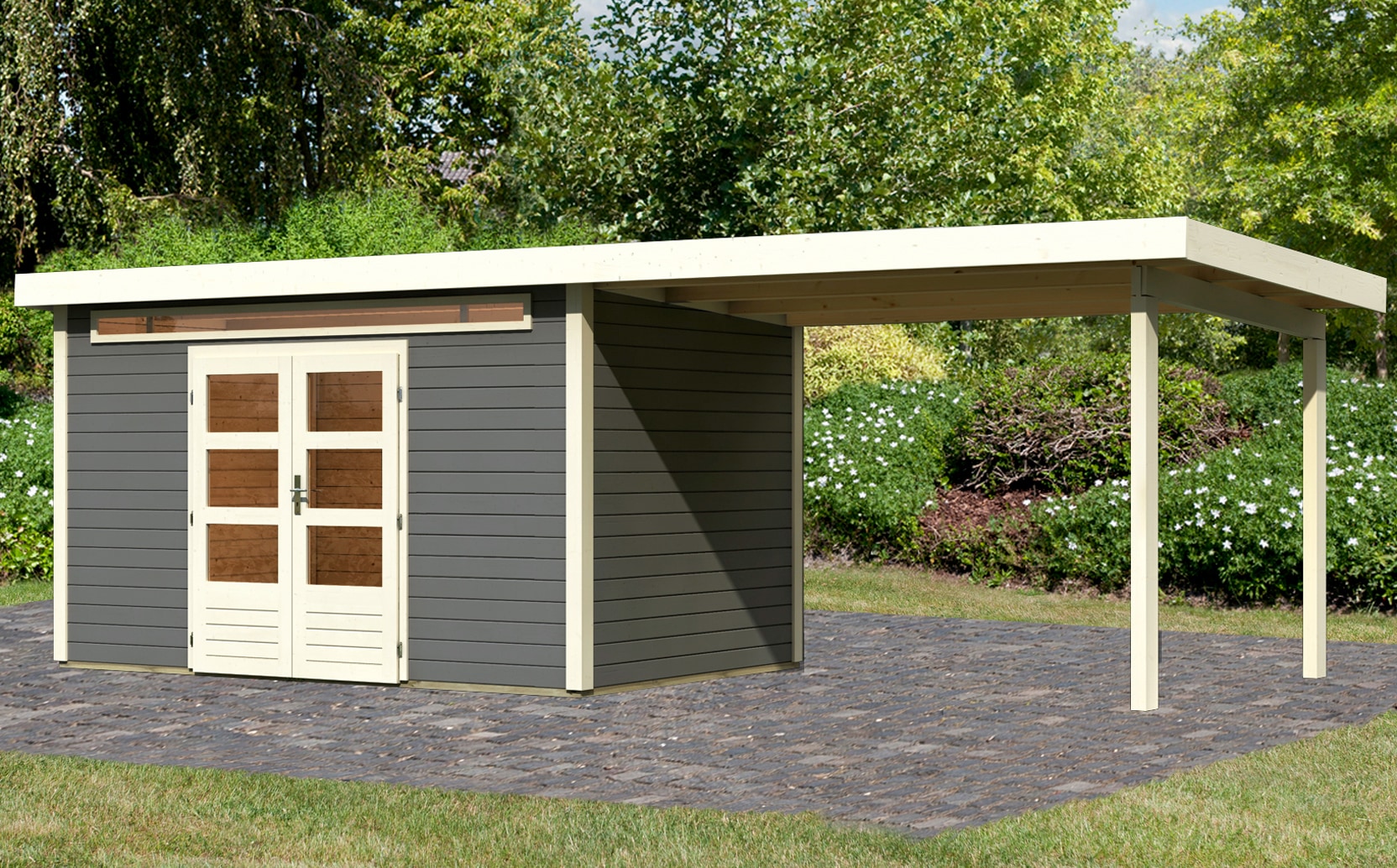 Karibu Gartenhaus "Ammersee 6" günstig online kaufen