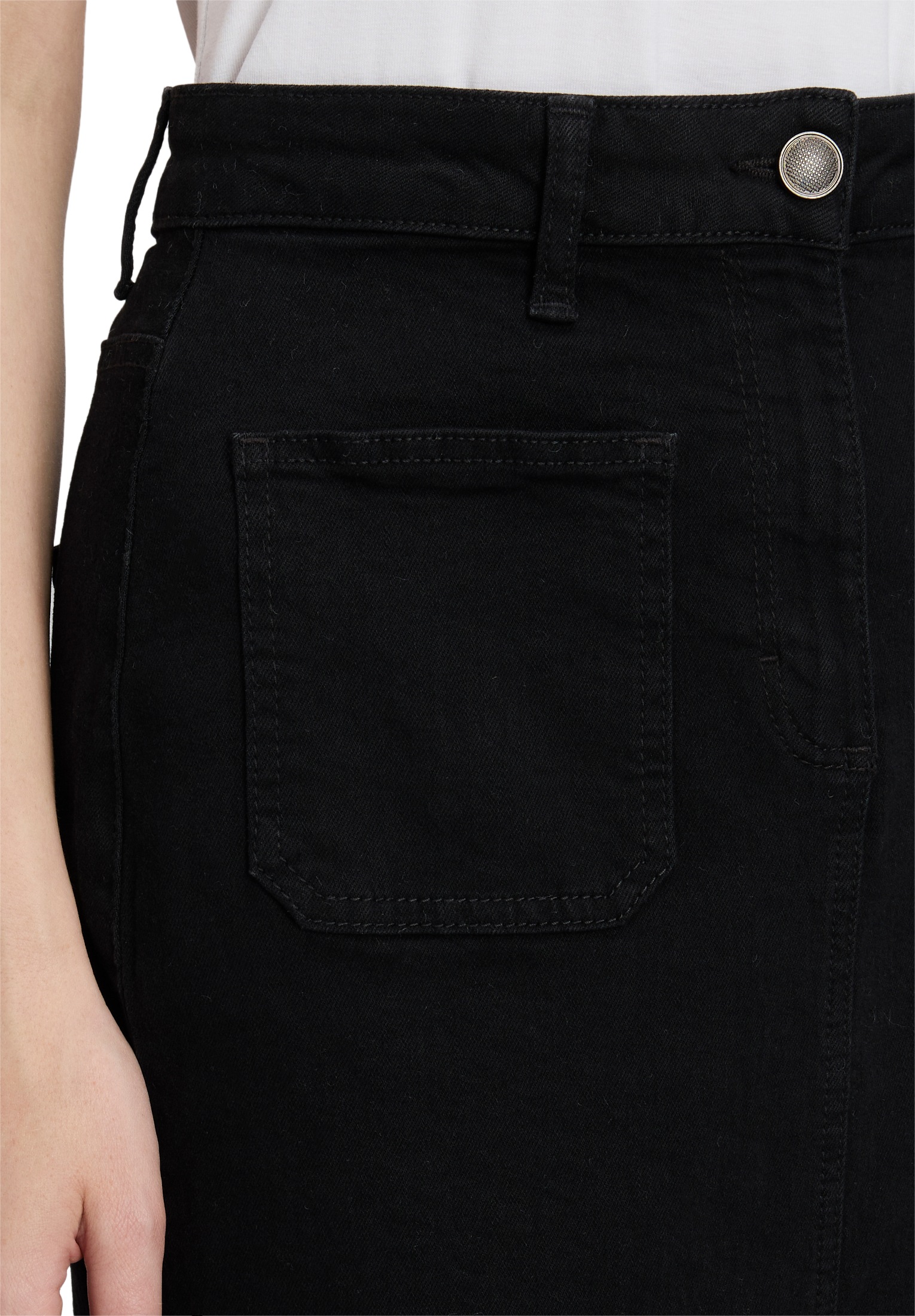 Betty Barclay Midirock »Betty Barclay Damen Jeansrock mit aufgesetzten Taschen«