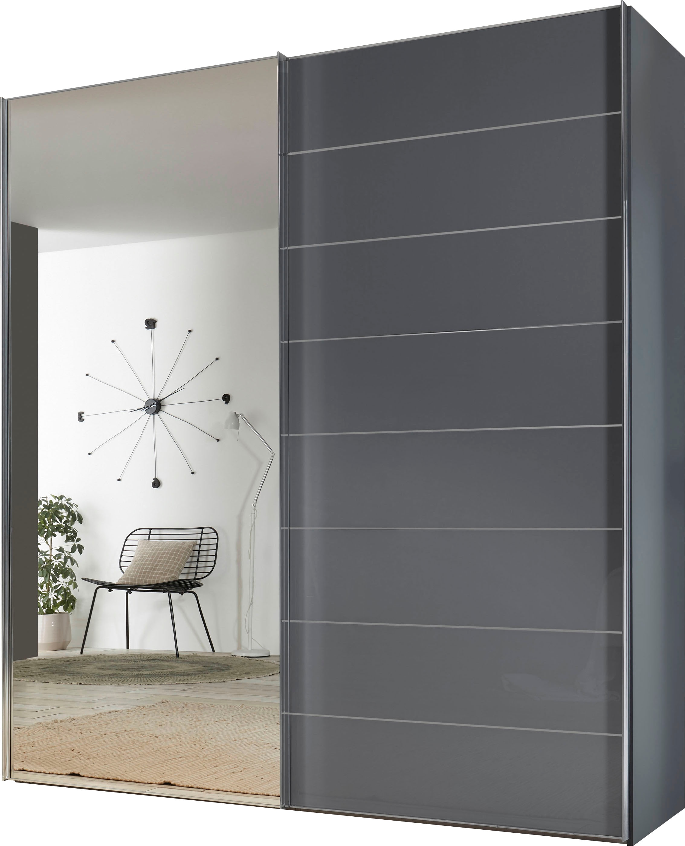 STAUD Schwebetürenschrank "Sonate Como mit Spiegel, Made in Germany", Mit v günstig online kaufen