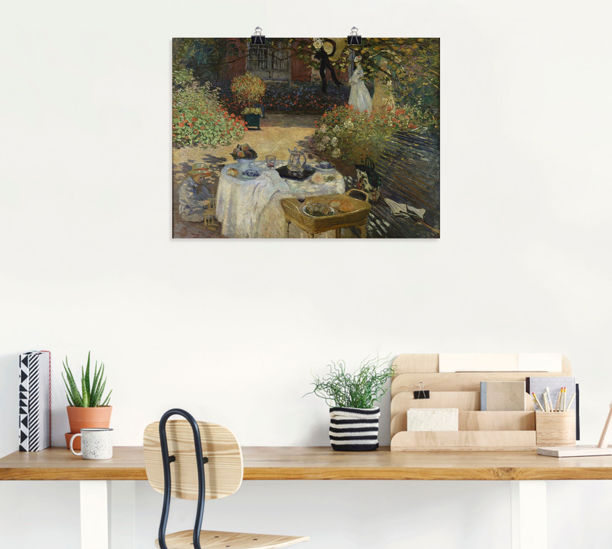 Thumbnail - Artland Wandbild "Im Garten Claude Monets in Argenteuil", Garten, (1 St.), als Alubild, Outdoorbild, Leinwandbild, Poste...