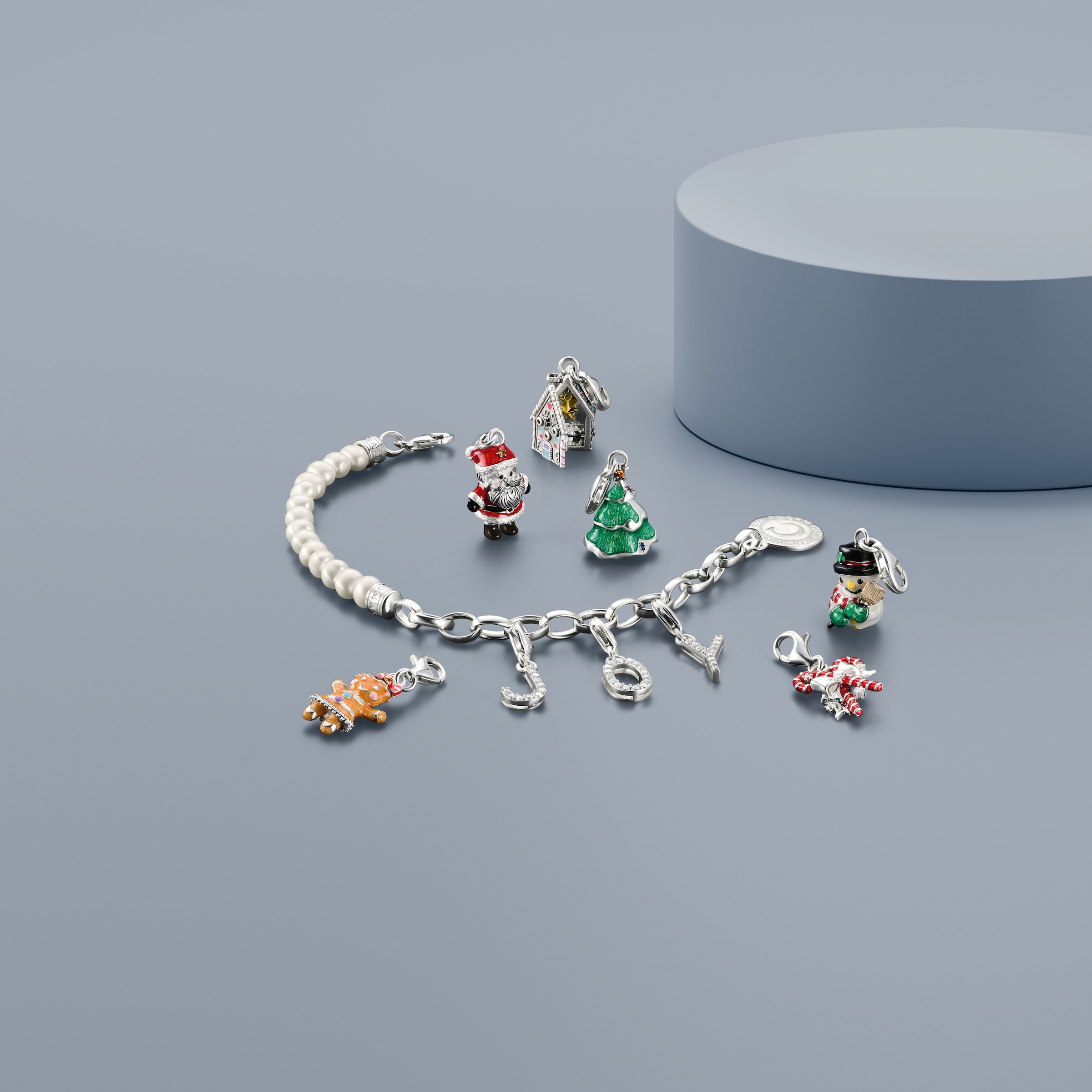 THOMAS SABO Charm-Armband »mit Perlen und Coin« mit Süßwasserzuchtperle