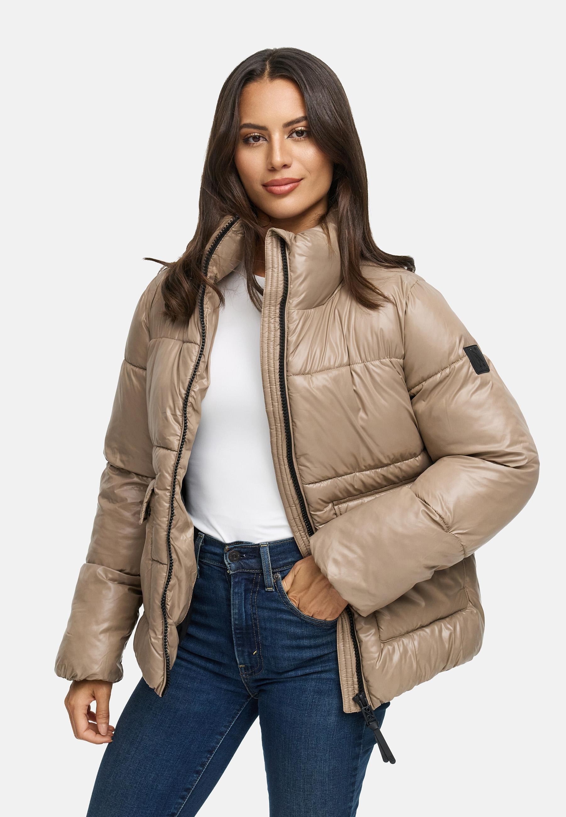 Navahoo Kurzjacke »Eispracht 14«, ohne Kapuze, Kurze gesteppte Damen Winterjacke
