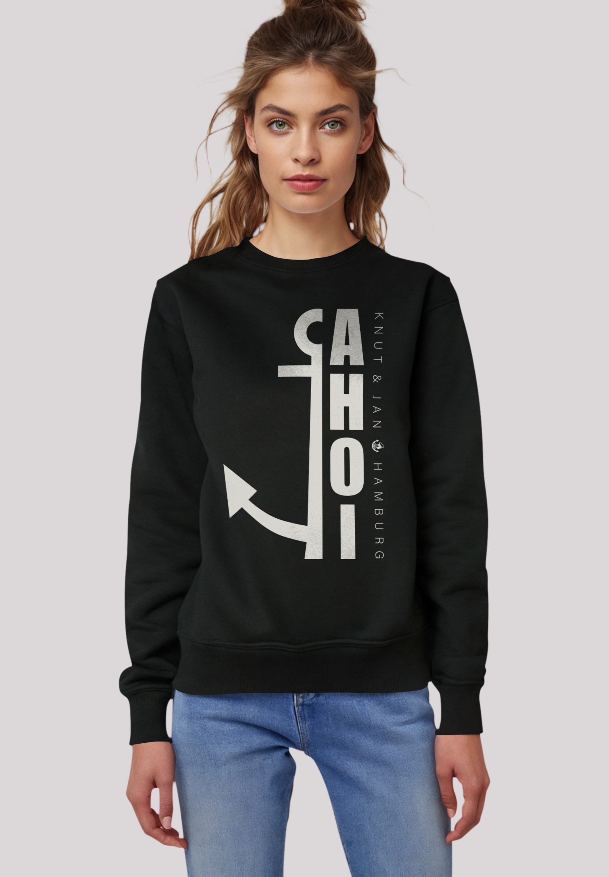 F4NT4STIC Sweatshirt "Ahoi Anker Crop Knut & Jan Hamburg", Premium Qualität günstig online kaufen