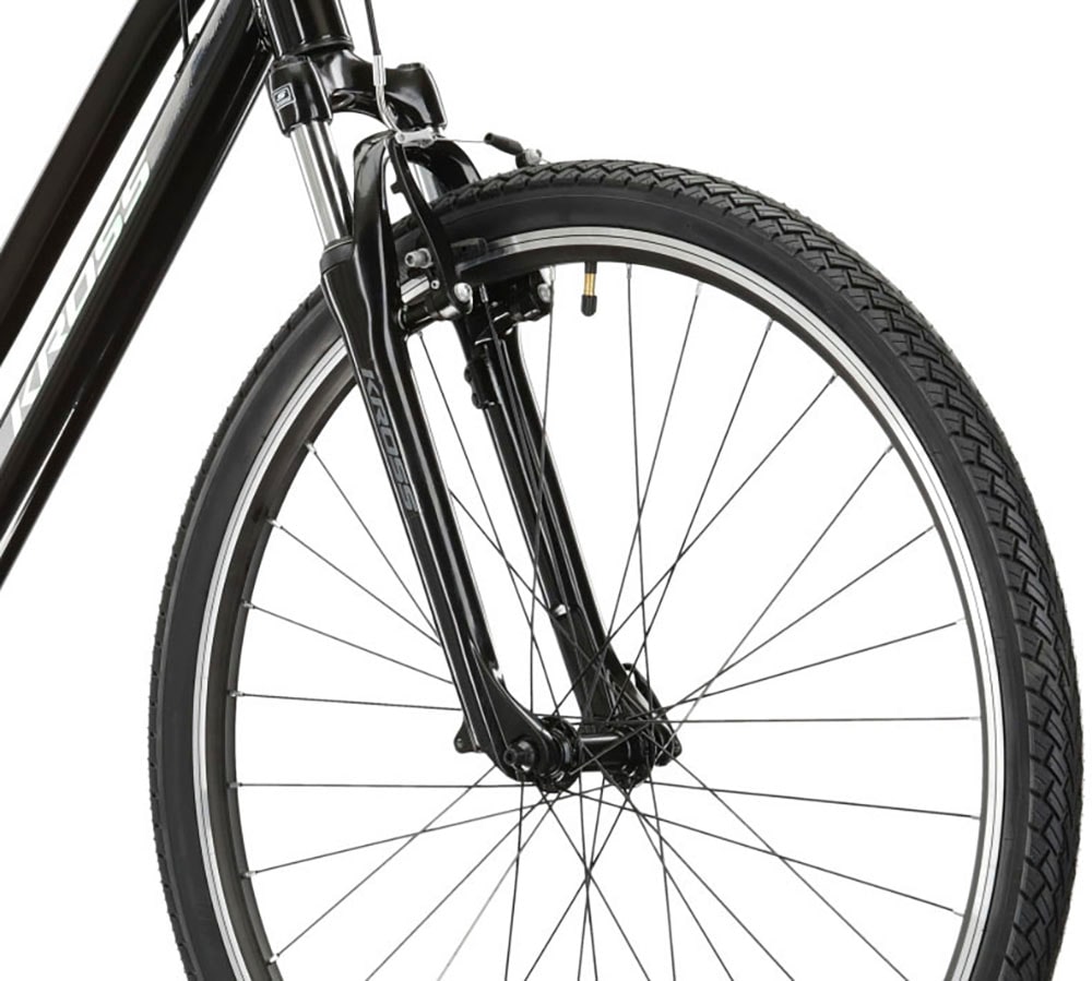 Kross Crossrad »KROSS Crossbike Evado 2.0 28" schwarz 21 Gänge«, 21 Gang, Shimano, Tourney Schaltwerk, Kettenschaltung