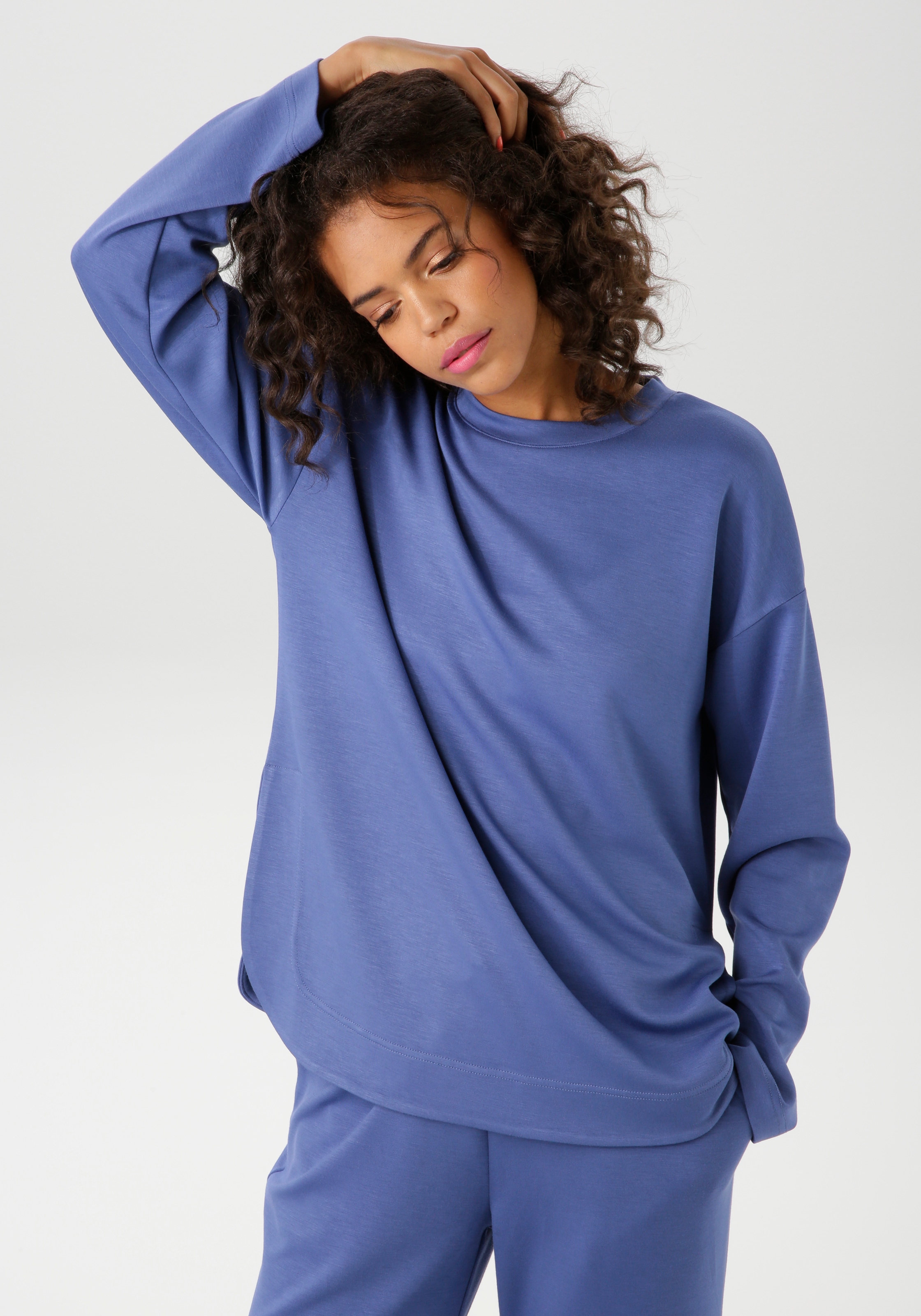 Aniston CASUAL Sweatshirt, in trendiger Farbpalette günstig online kaufen
