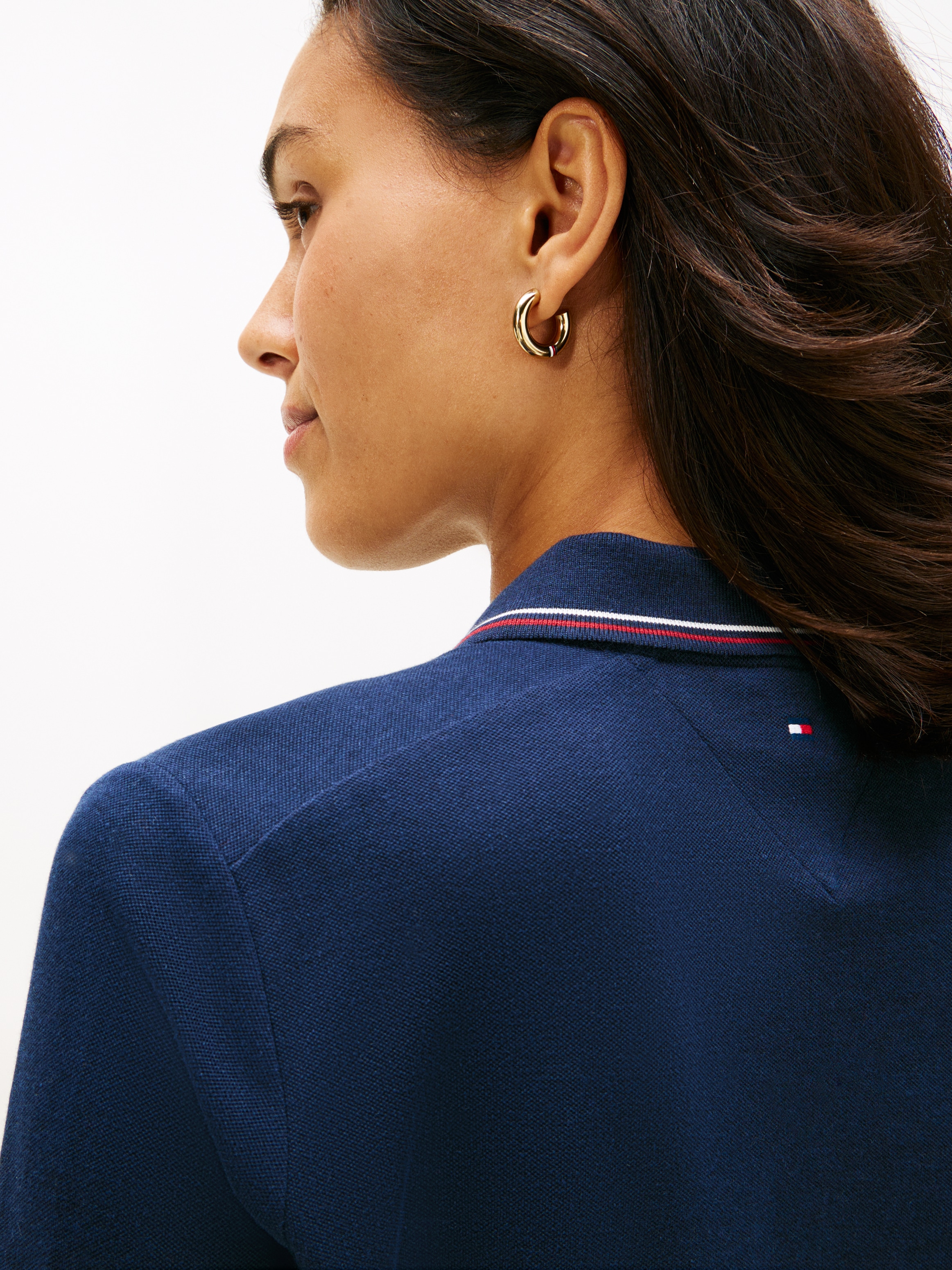 Tommy Hilfiger Poloshirt »TH SCRIPT LYOCELL ZIP SS POLO«