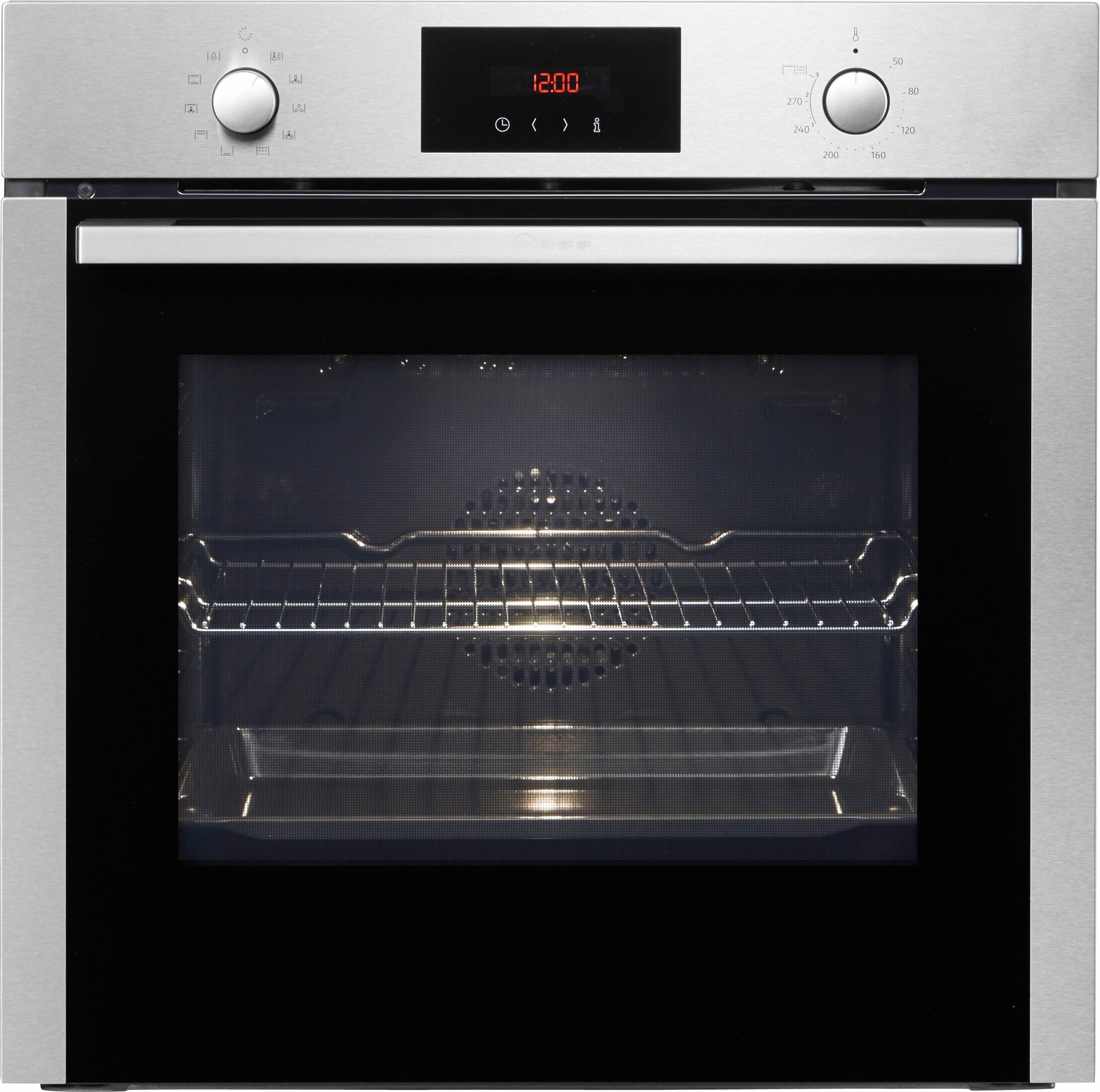 NEFF Pyrolyse Backofen N 30 "B2CCG6AN0", mit Teleskopauszug nachrüstbar, Pyrolyse-Selbstreinigung, CircoTherm-Heißluft