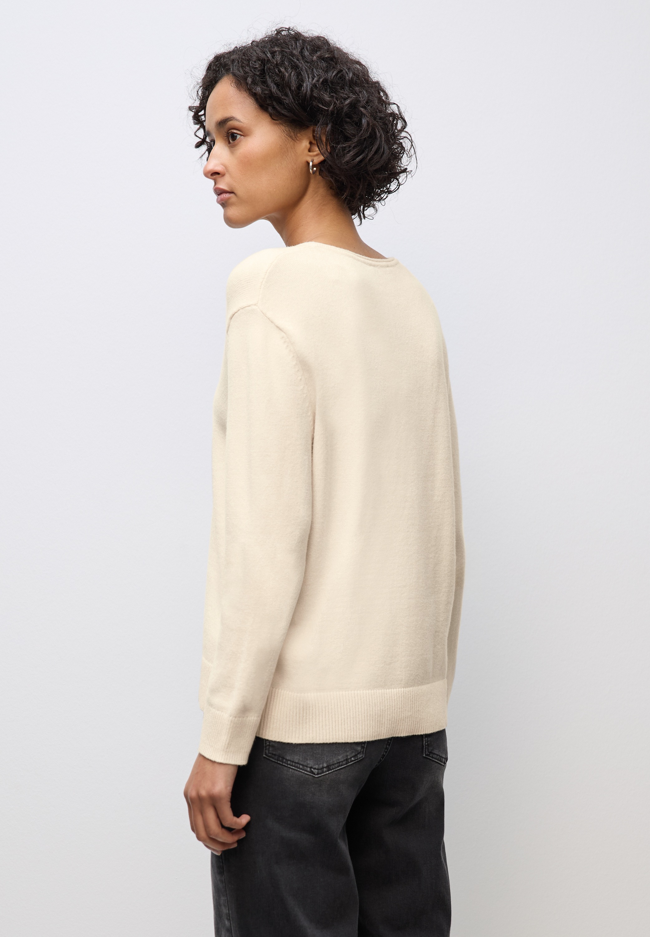 STREET ONE Strickpullover, in Unifarbe