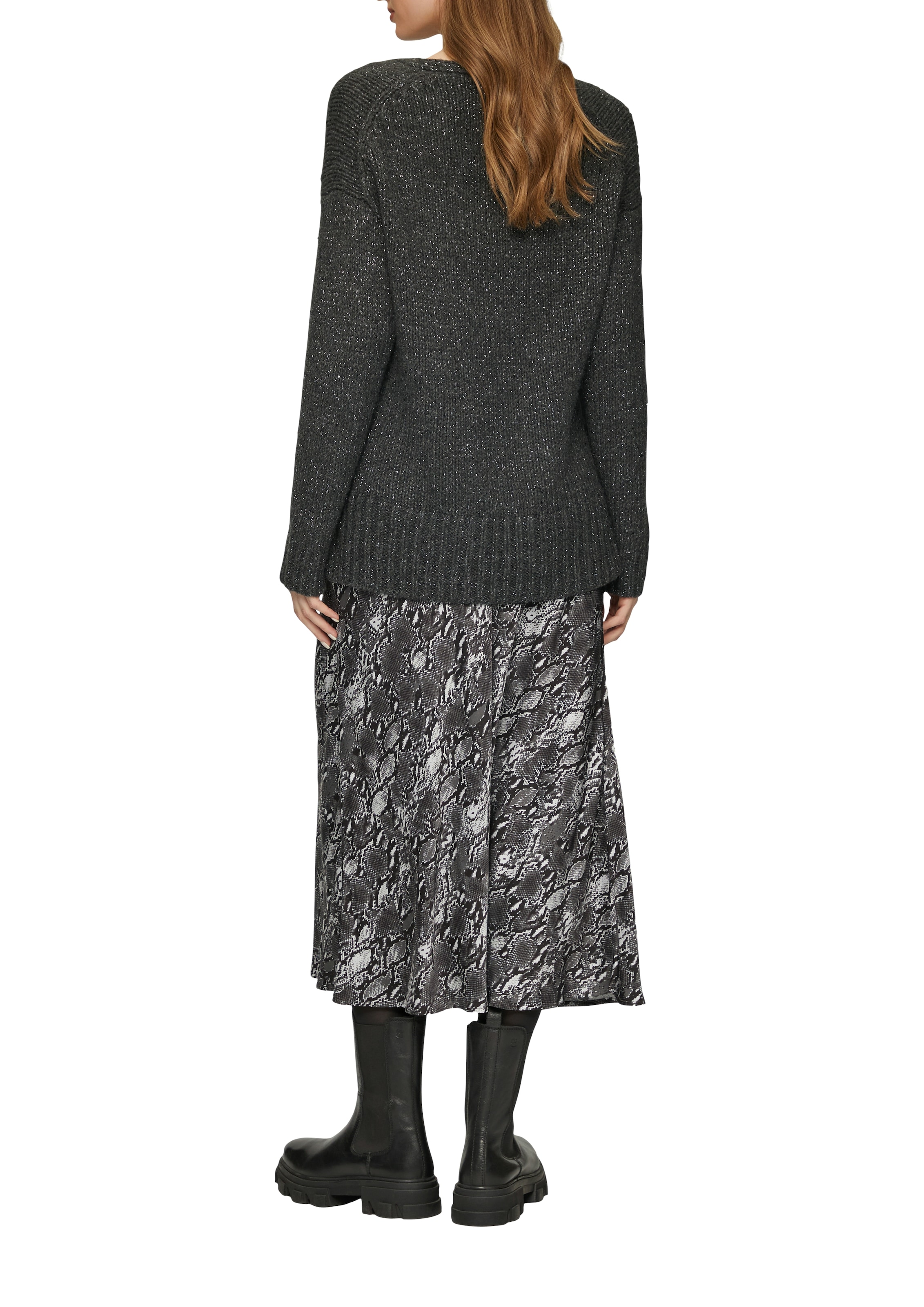 s.Oliver Maxirock mit trendy Animal-Muster