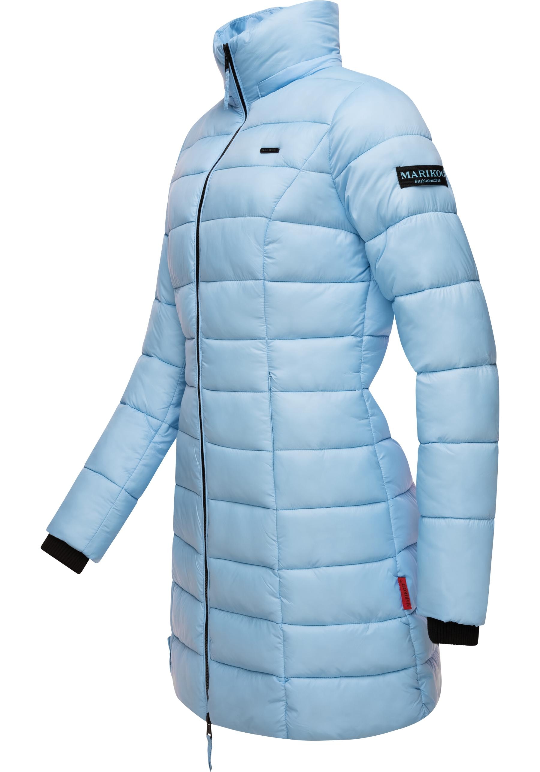 Marikoo Steppmantel »Abendsternchen«, zeitloser Wintermantel mit schmaler Steppung