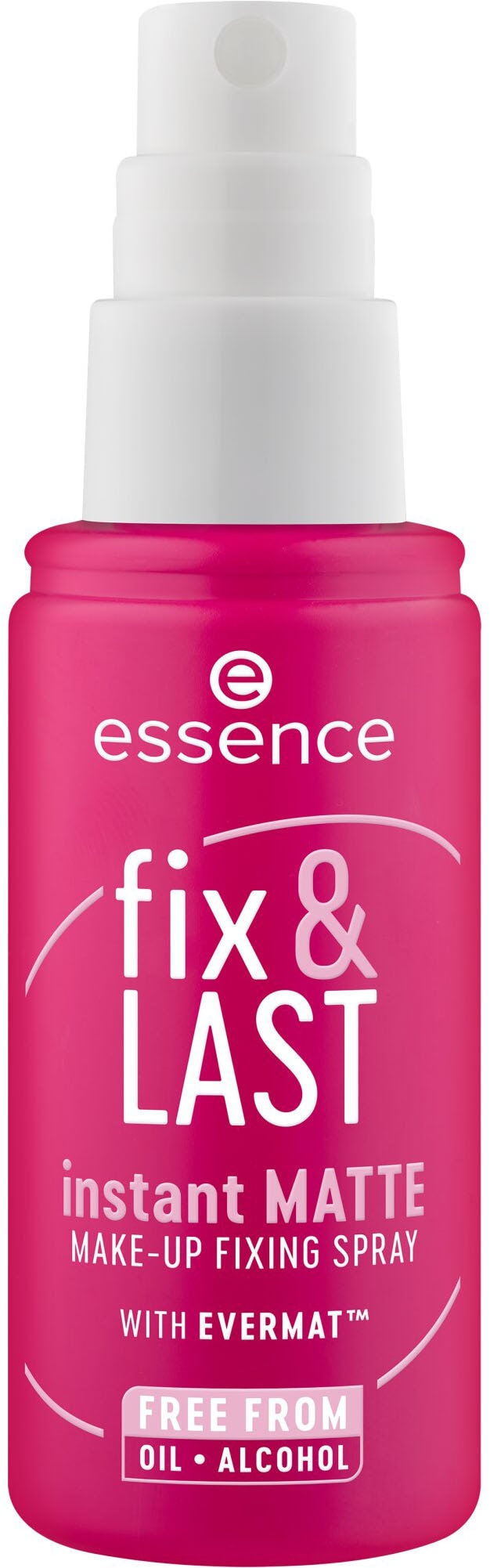 Essence Fixierspray »fix & LAST instant MATTE MAKE-UP FIXING SPRAY«, (Set, 3 tlg.), Neuer Sprühkopf für gleichmäßige Anwendung und mattes Finish!