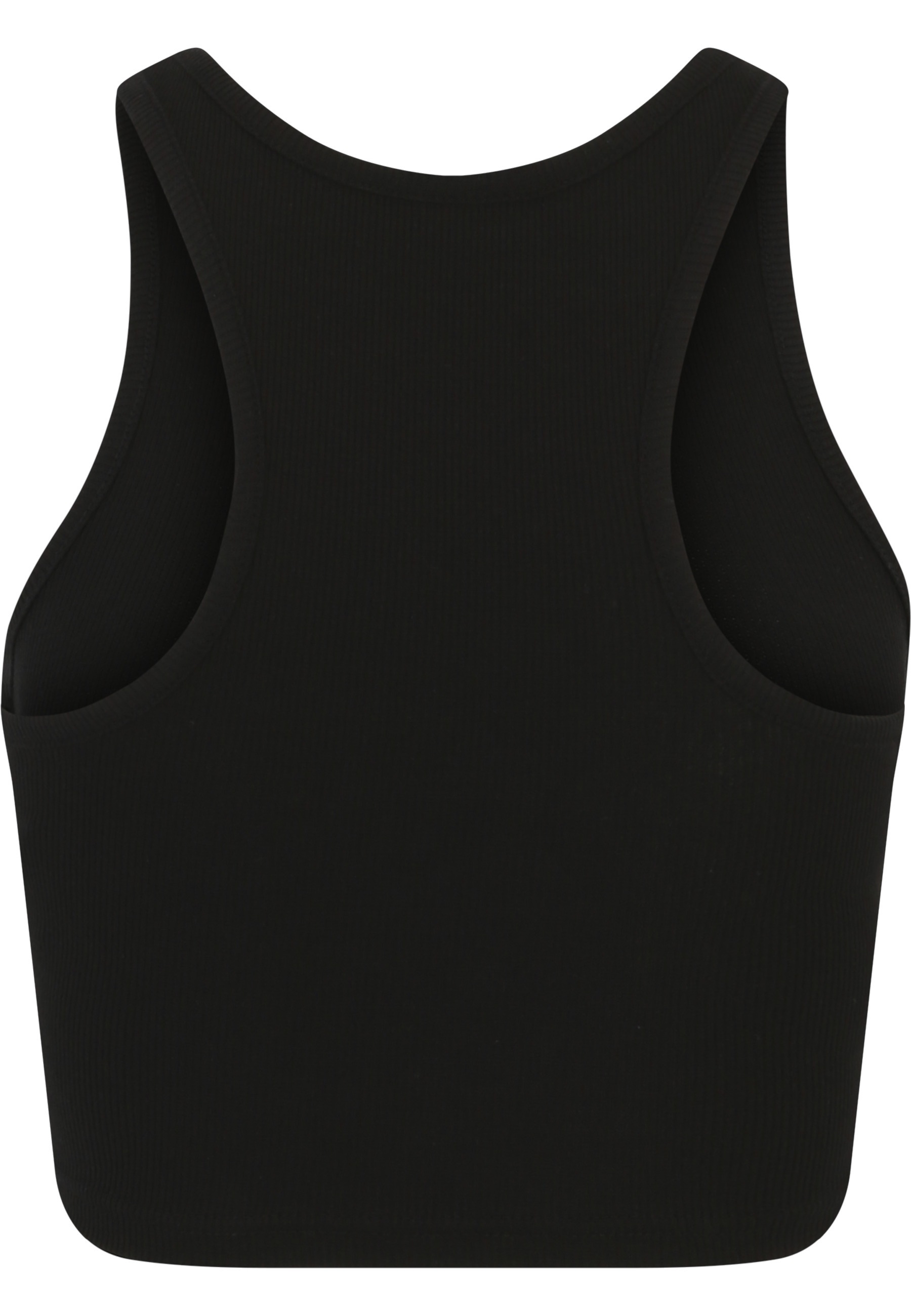 URBAN CLASSICS Tanktop »Urban Classics Damen Ladies Cropped Rib Top 2-Pack« 1 Stk.