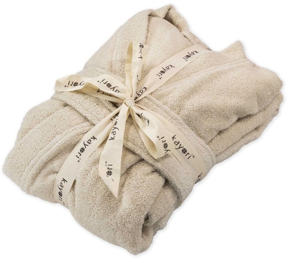 kayori Unisex-Bademantel "Fusai" Verstellbare Ärmellänge mit eleganten Aufs günstig online kaufen