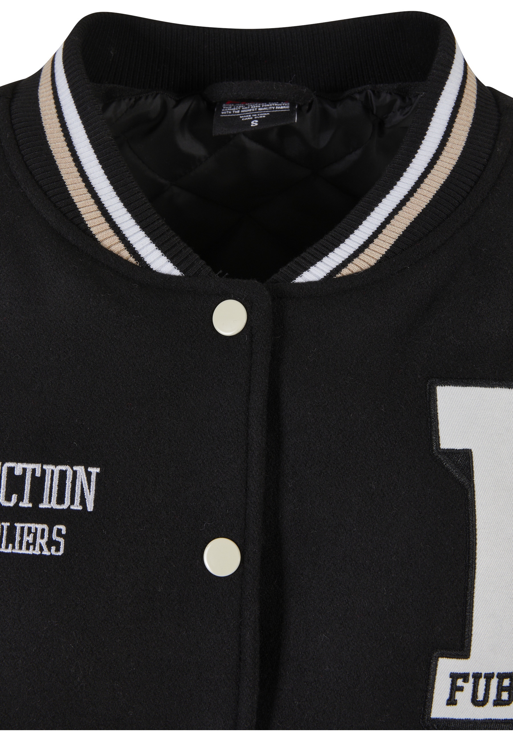Fubu Anorak »Fubu Damen FW231-017-1 FUBU College Varsity Jacket« 1 Stk. tlg. ohne Kapuze