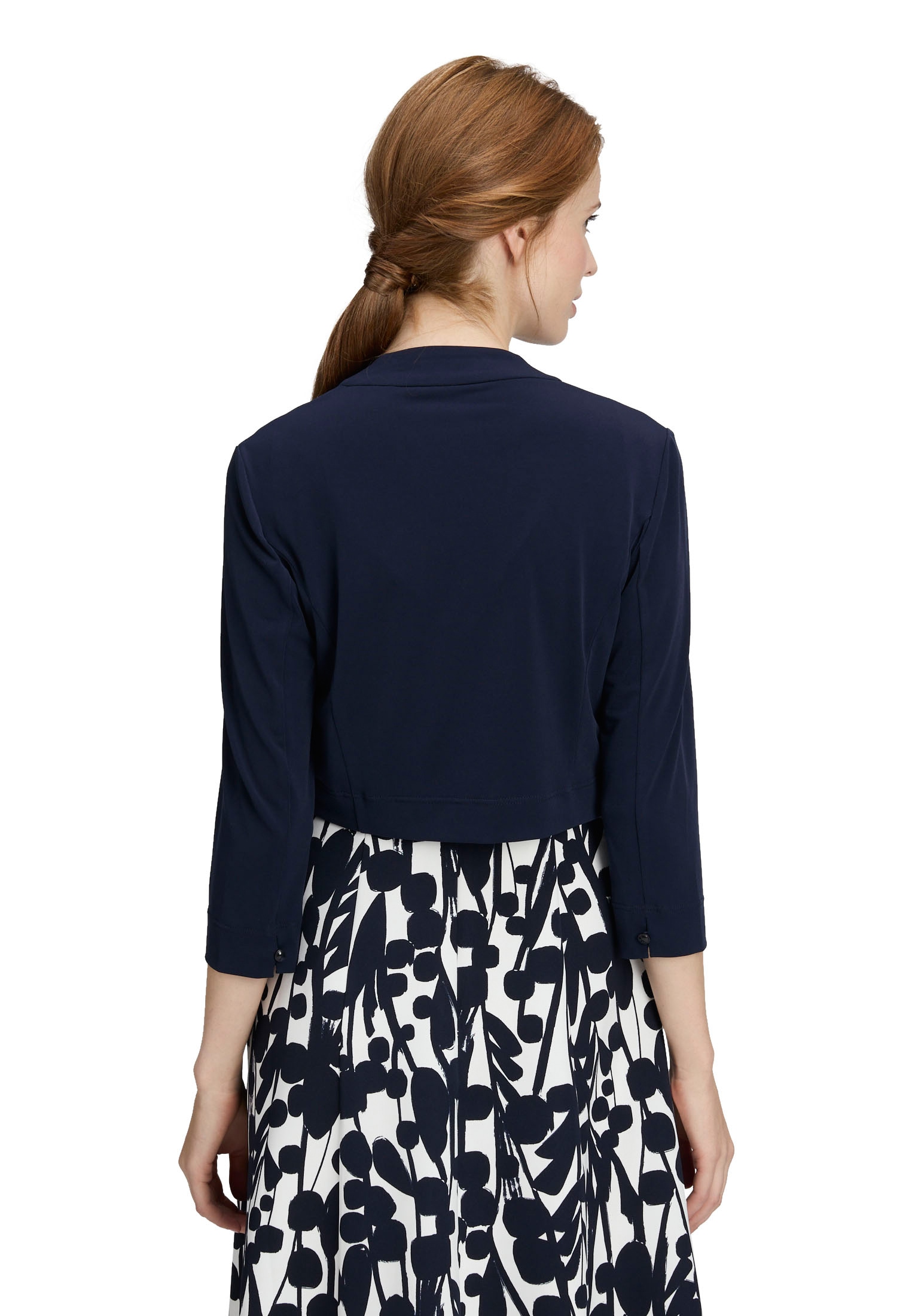 Vera Mont Sweatjacke »Vera Mont Damen Bolero-Jacke figurbetont«, Nahtführung