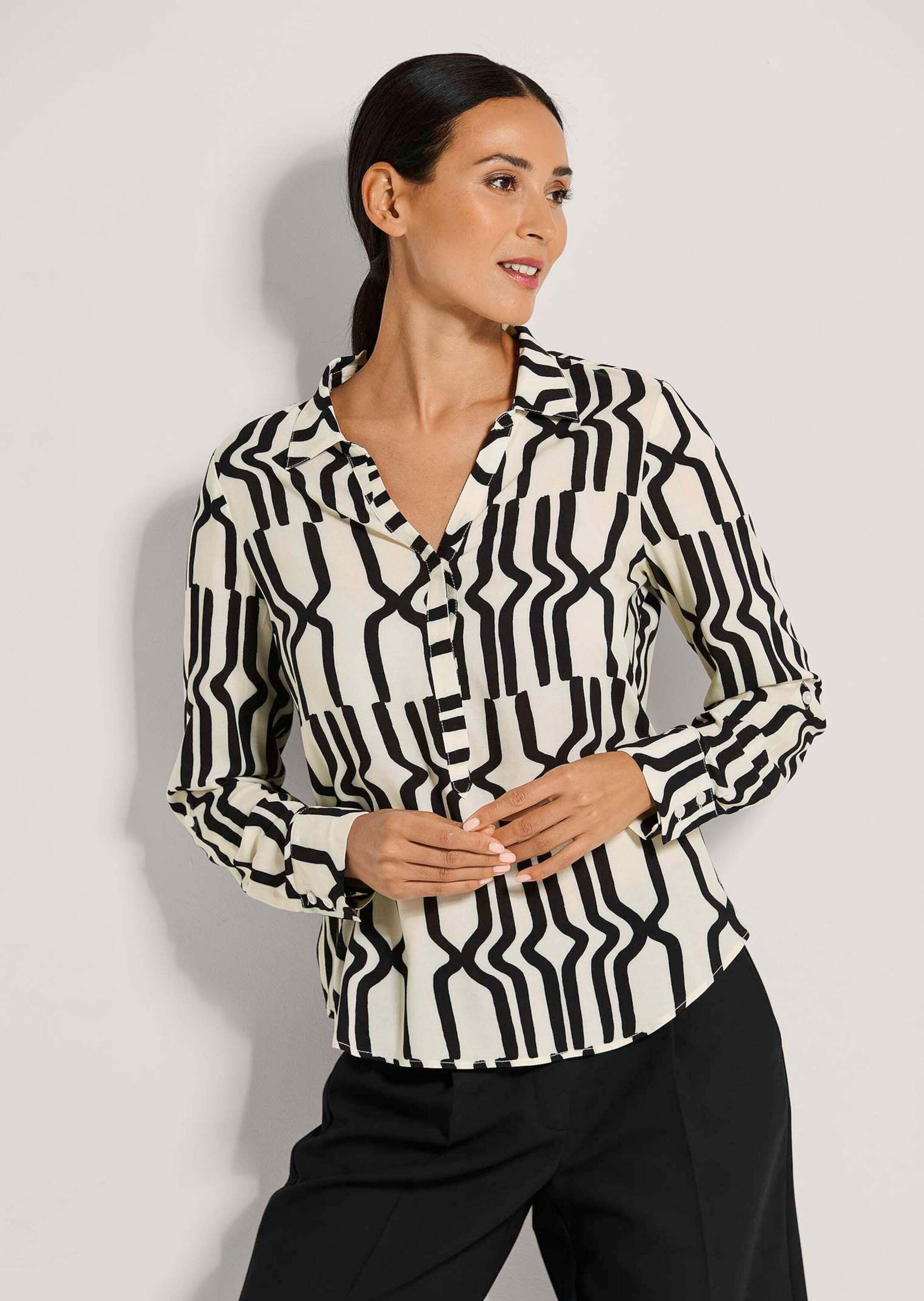 MADELEINE Hemdbluse »Bluse Hemdbluse zum Schlüpfen«