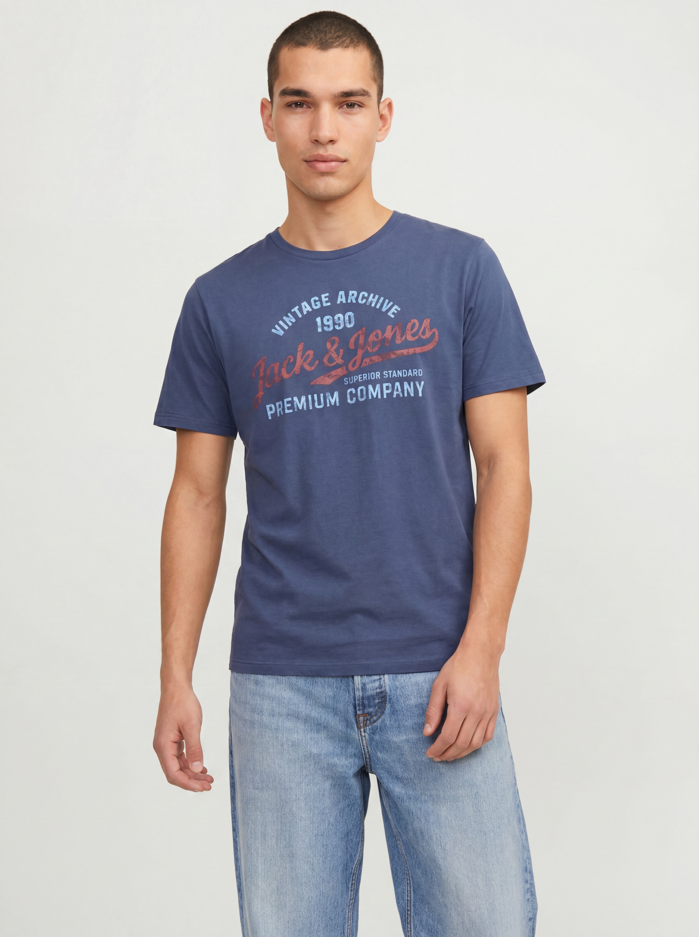 Jack & Jones T-Shirt »JPRBLUMATEO SS TEE SMU 3PK MP« Packung, 3 Baumwolle, normal geschnitten