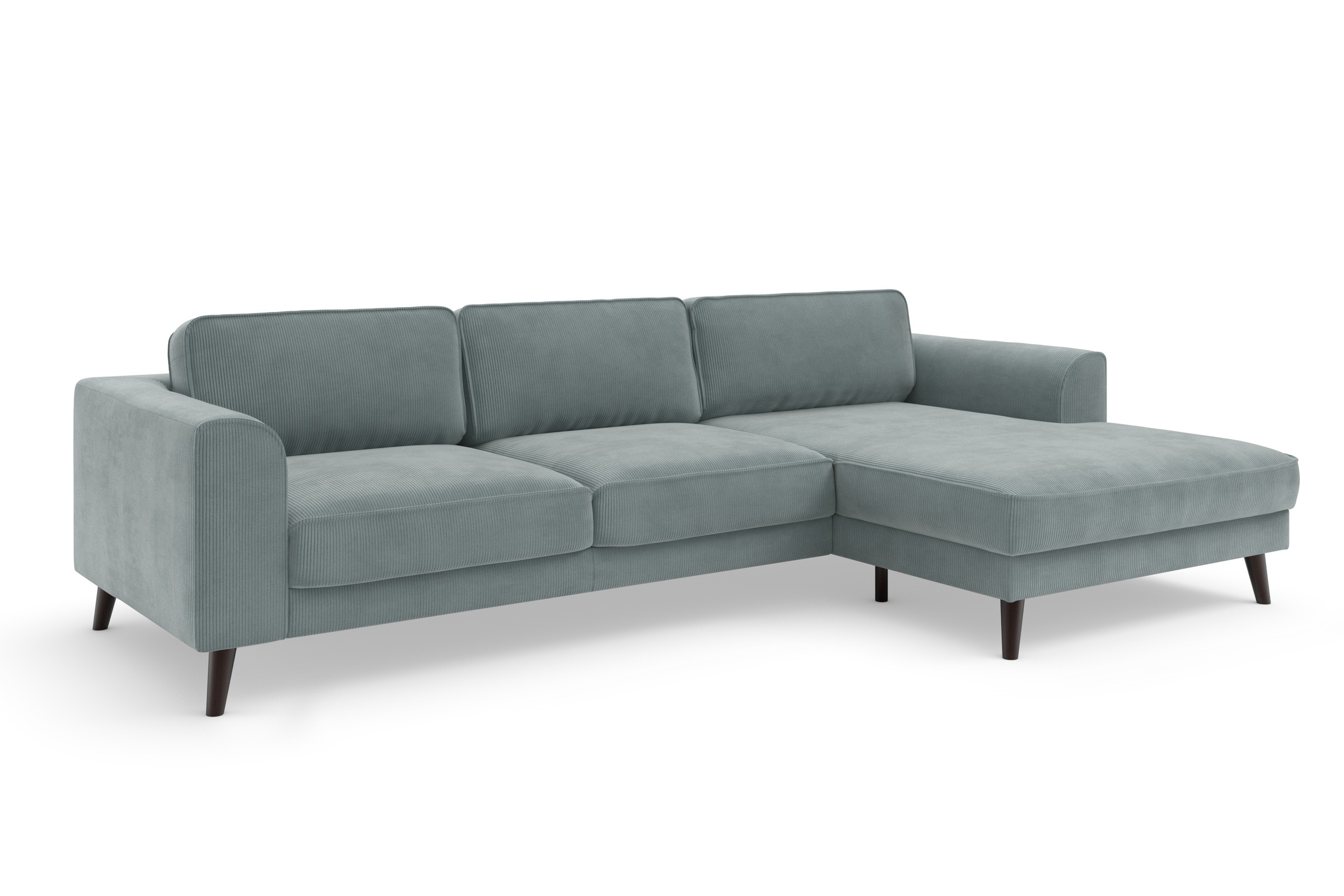 TRENDMANUFAKTUR Ecksofa »Lumber Jack, elegantes Designsofa, zeitlos modern, hoher Sitzkomfort«, wahlweise mit Bettfunktion u. Bettkasten, L-Form