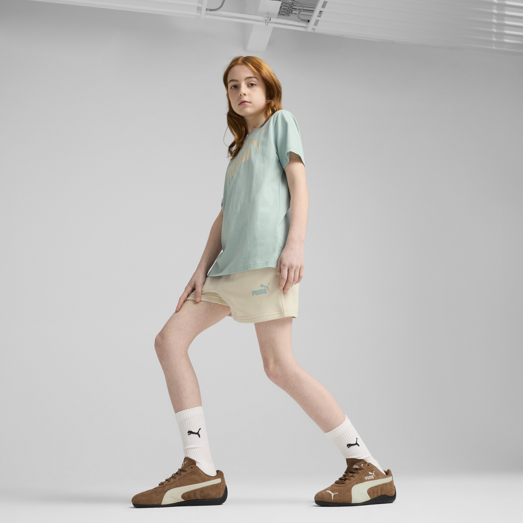 PUMA Jogginganzug »Essentials No.1 Logo T-Shirt und Shorts Set Mädchen«