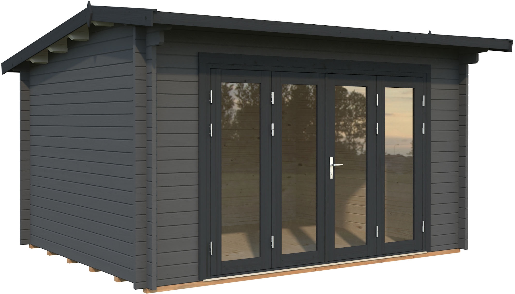 Palmako Gartenhaus "Ines Bitfold" verschiedene Farben