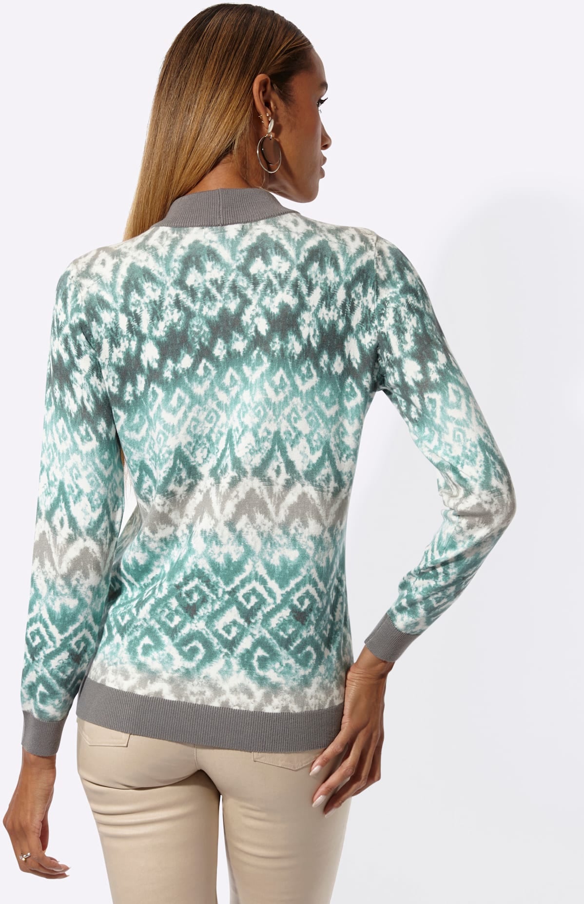 creation L Stehkragenpullover »Druck-Pullover«